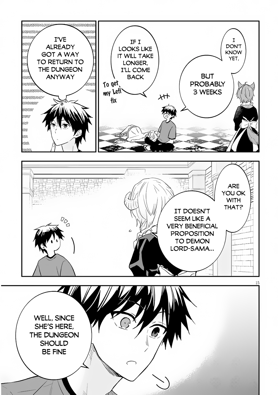 Halaman dari Maou ni Natta node, Dungeon Tsukutte Jingai Musume to Honobono Suru Chapter 50.2