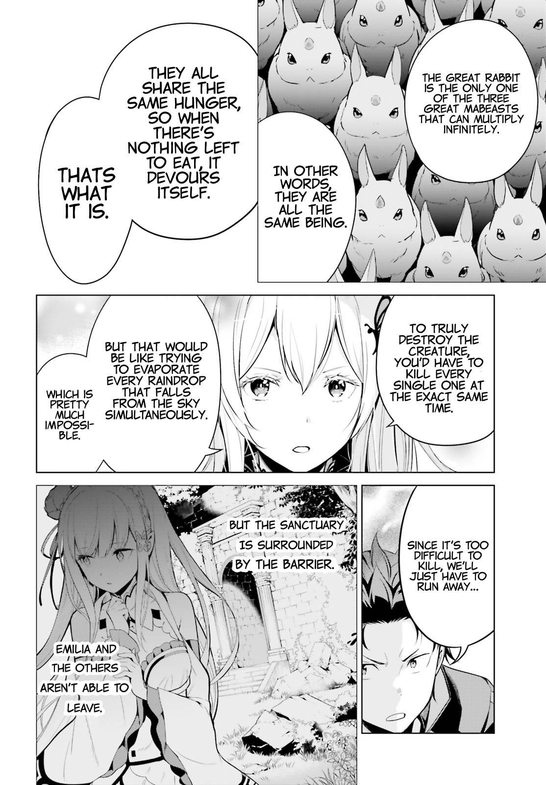Halaman dari Re:Zero kara Hajimeru Isekai Seikatsu: Dai 4-shou—Seiiki to Gouyoku no Majo Chapter 22