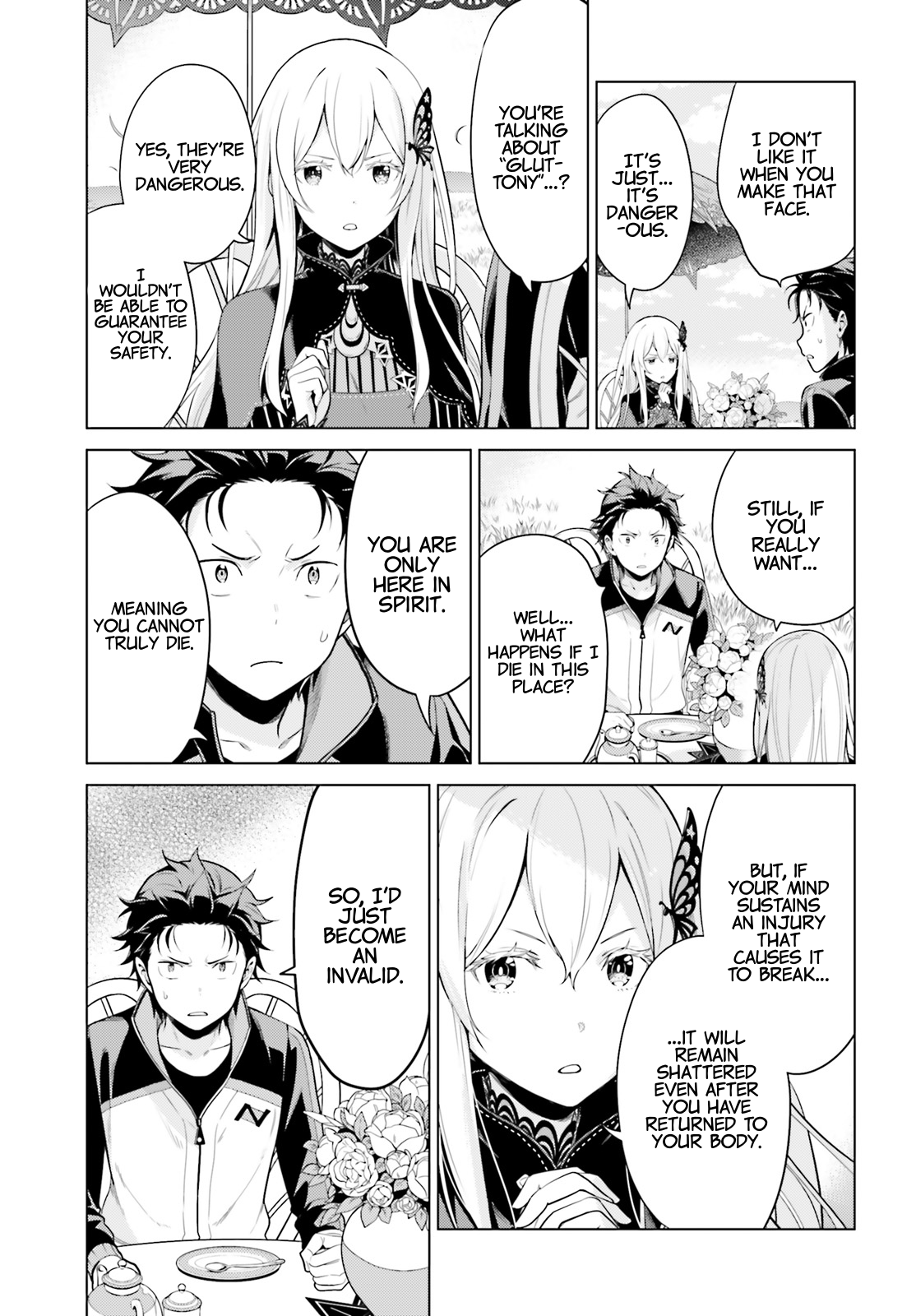 Halaman dari Re:Zero kara Hajimeru Isekai Seikatsu: Dai 4-shou—Seiiki to Gouyoku no Majo Chapter 22