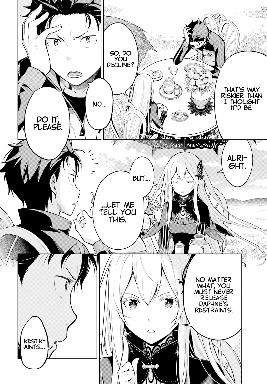 Halaman dari Re:Zero kara Hajimeru Isekai Seikatsu: Dai 4-shou—Seiiki to Gouyoku no Majo Chapter 22