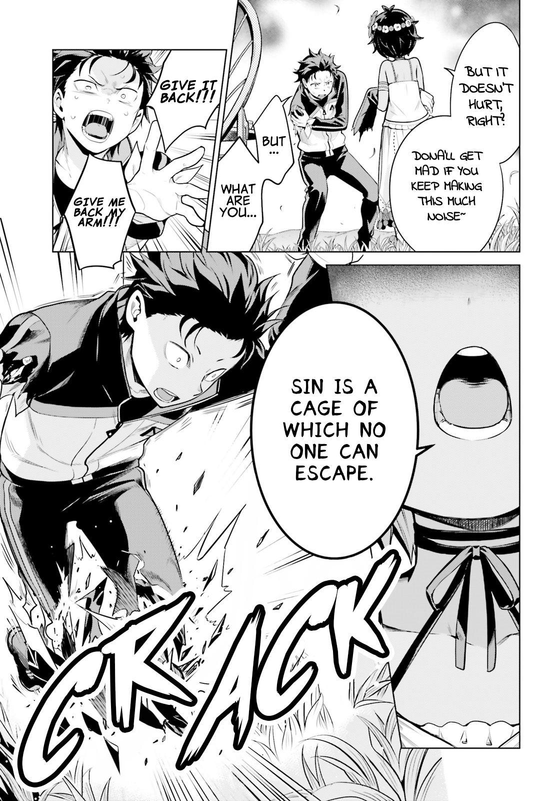 Halaman dari Re:Zero kara Hajimeru Isekai Seikatsu: Dai 4-shou—Seiiki to Gouyoku no Majo Chapter 22