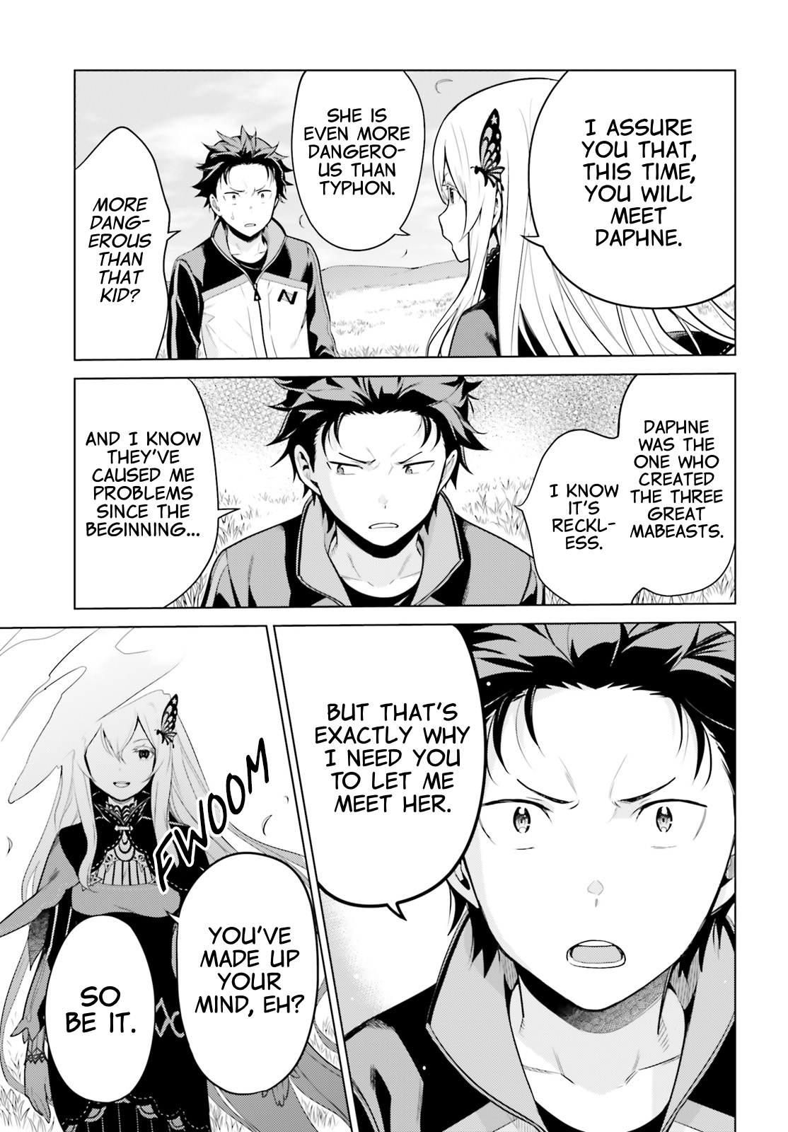 Halaman dari Re:Zero kara Hajimeru Isekai Seikatsu: Dai 4-shou—Seiiki to Gouyoku no Majo Chapter 22