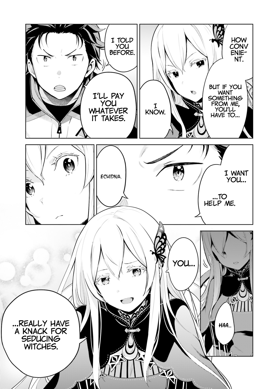 Halaman dari Re:Zero kara Hajimeru Isekai Seikatsu: Dai 4-shou—Seiiki to Gouyoku no Majo Chapter 22