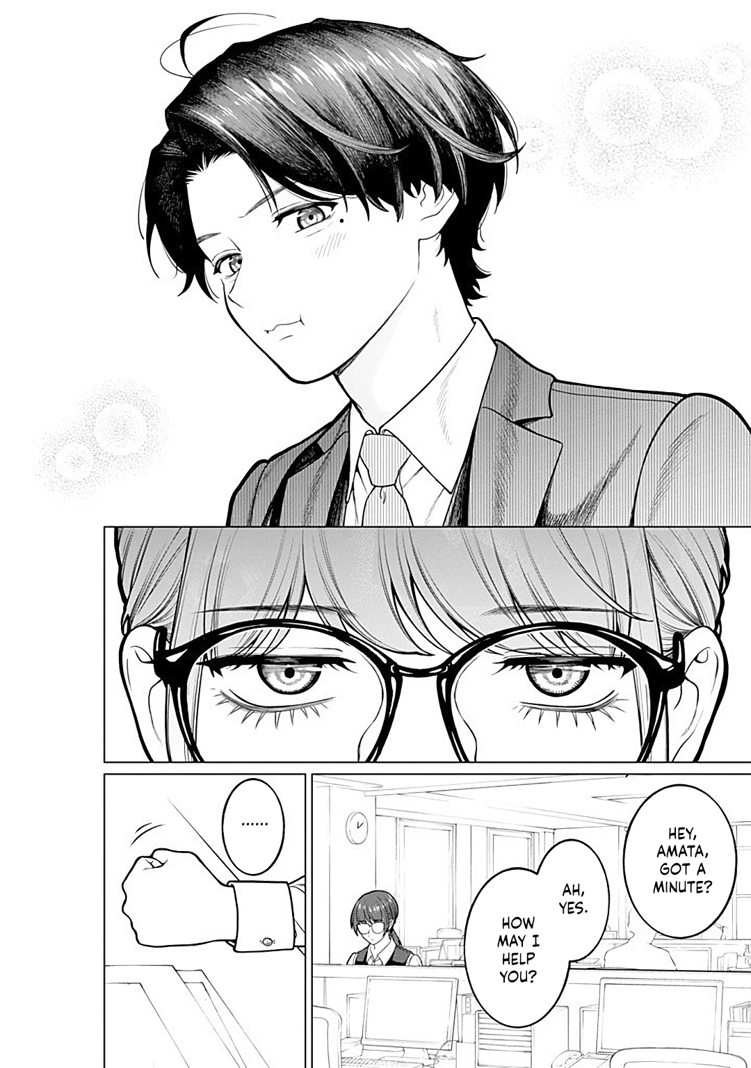 Halaman dari Kaisha to Shiseikatsu: On to Off Chapter 16