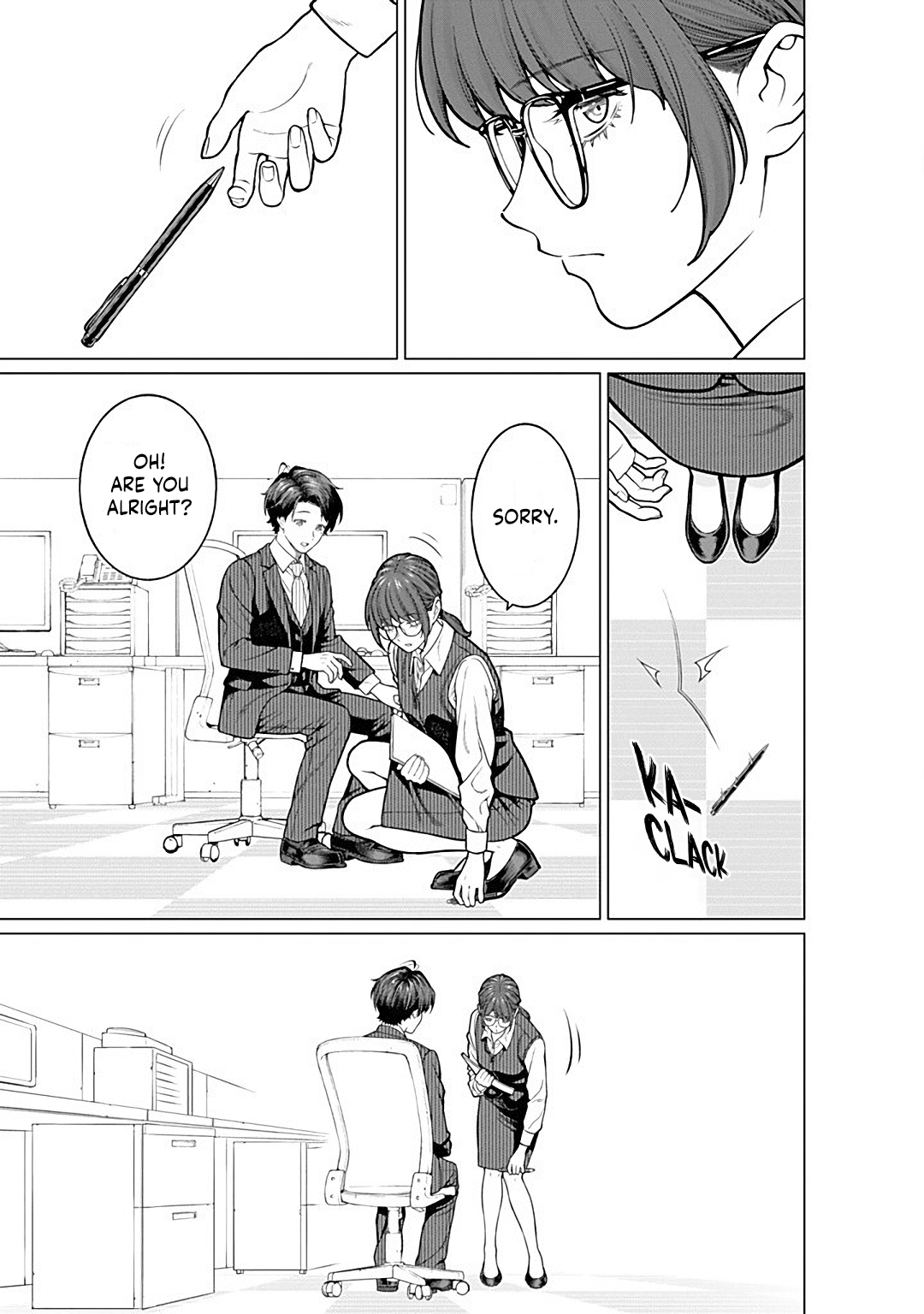 Halaman dari Kaisha to Shiseikatsu: On to Off Chapter 16