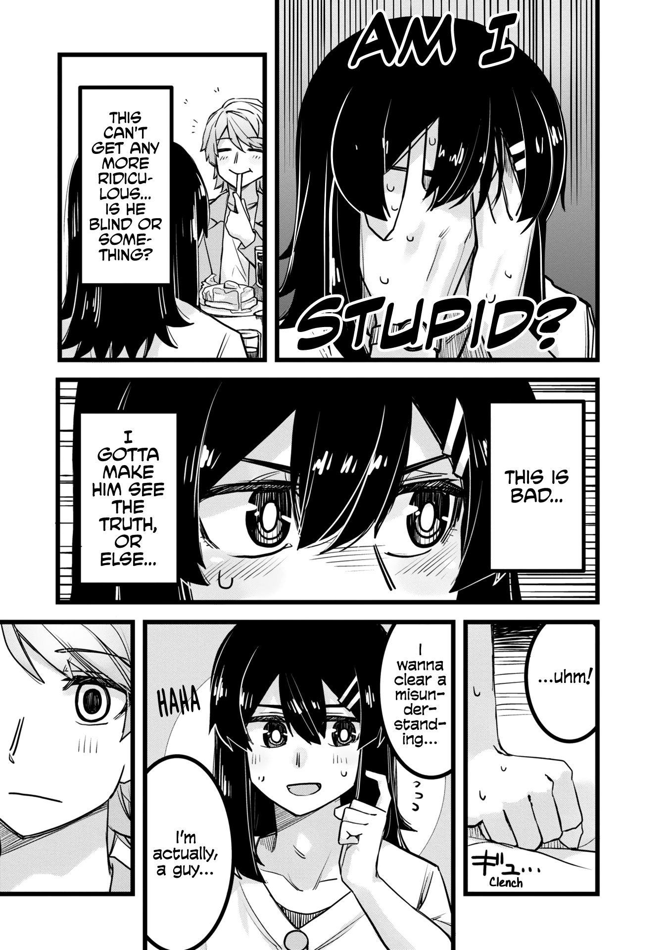 Halaman dari Ikemen Joshi to Josou Danshi Chapter 1