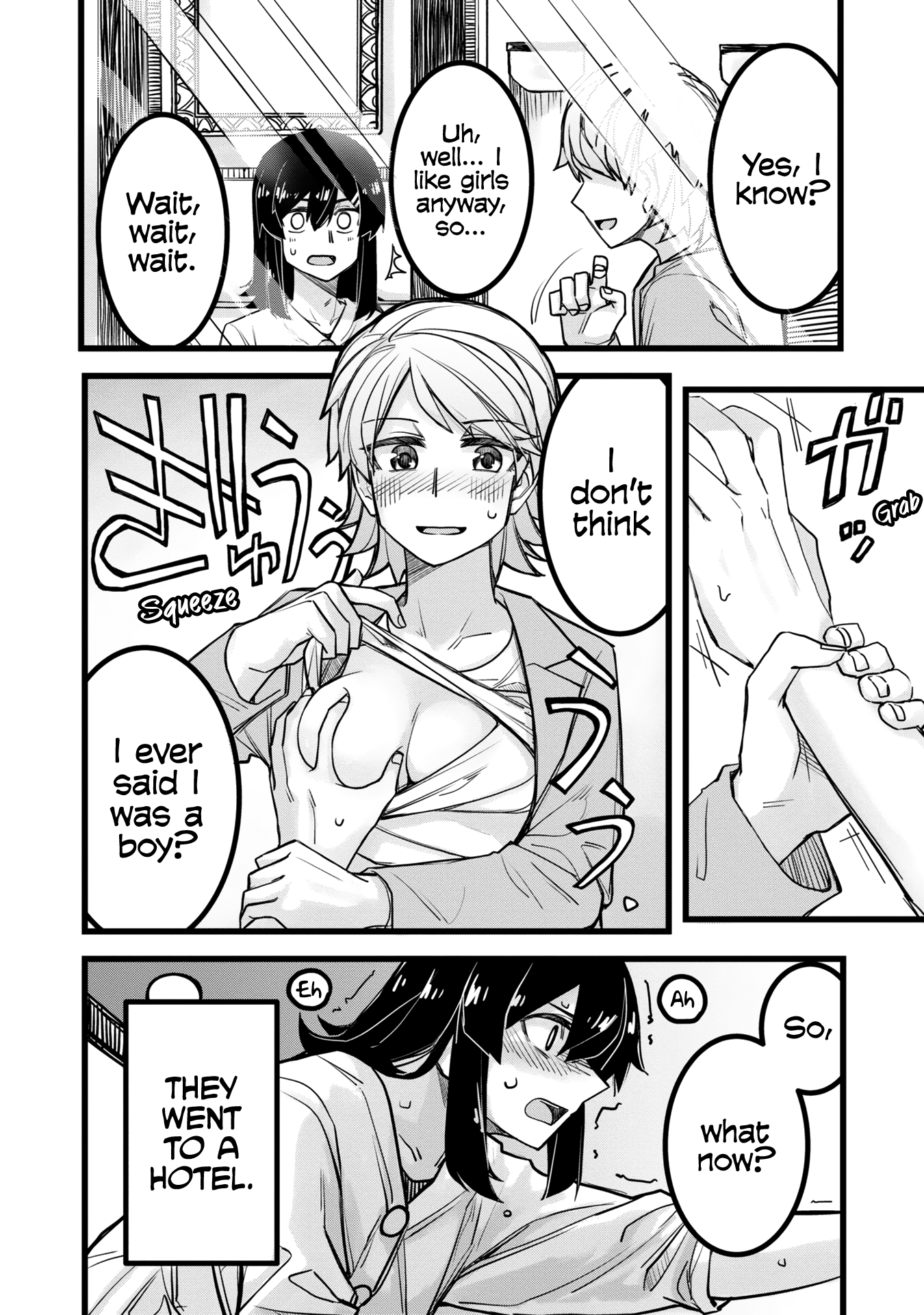 Halaman dari Ikemen Joshi to Josou Danshi Chapter 1