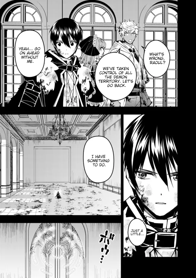 Halaman dari Fukushuu o Koinegau Saikyou Yuusha wa, Yami no Chikara de Senmetsu Musou Suru Chapter 110