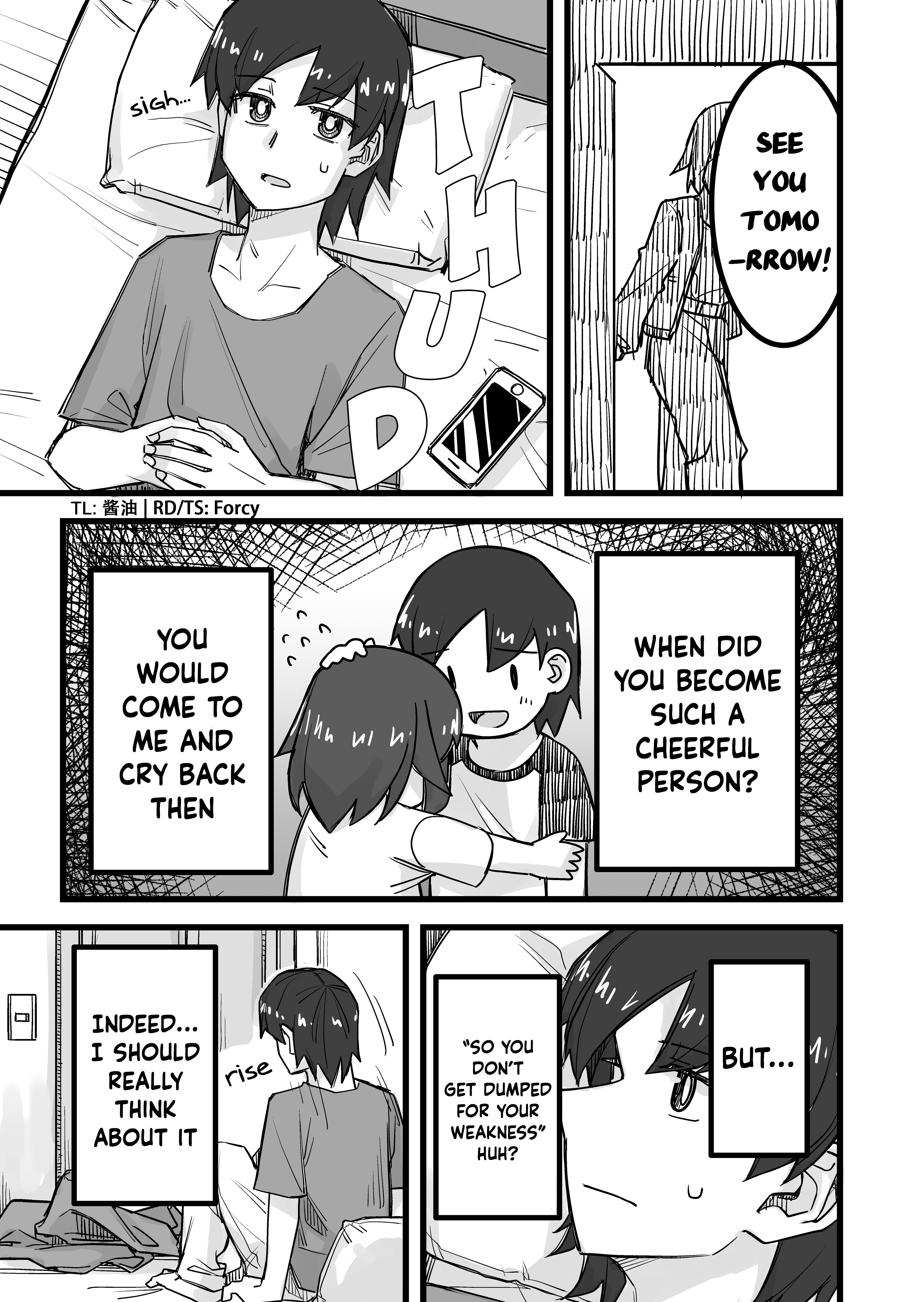 Halaman dari Ikemen Joshi to Josou Danshi Chapter 21