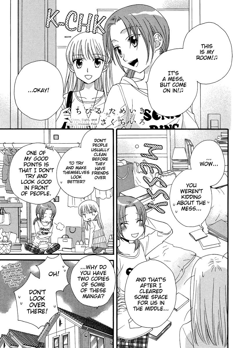Halaman dari Kisses, Sighs, and Cherry-Blossom Pink Chapter 3