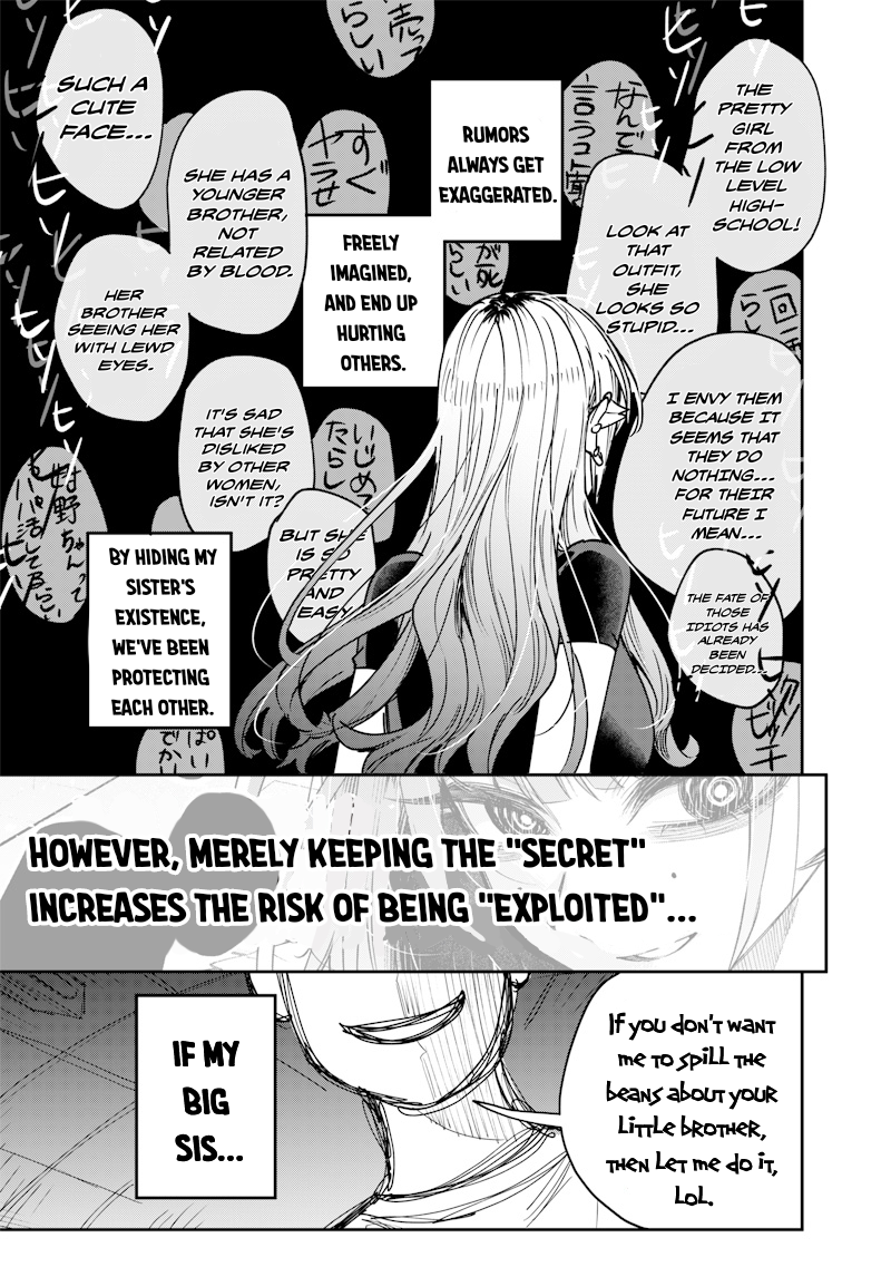 Halaman dari Namaiki na Gal Ane wo Wakaraseru Hanashi Chapter 24