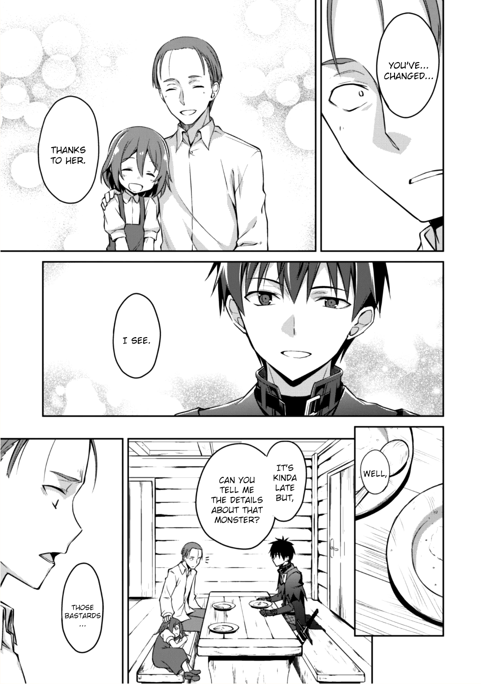 Halaman dari Boushoku no Berserk ~Ore dake Level to Iu Gainen wo Toppa suru~ Chapter 12