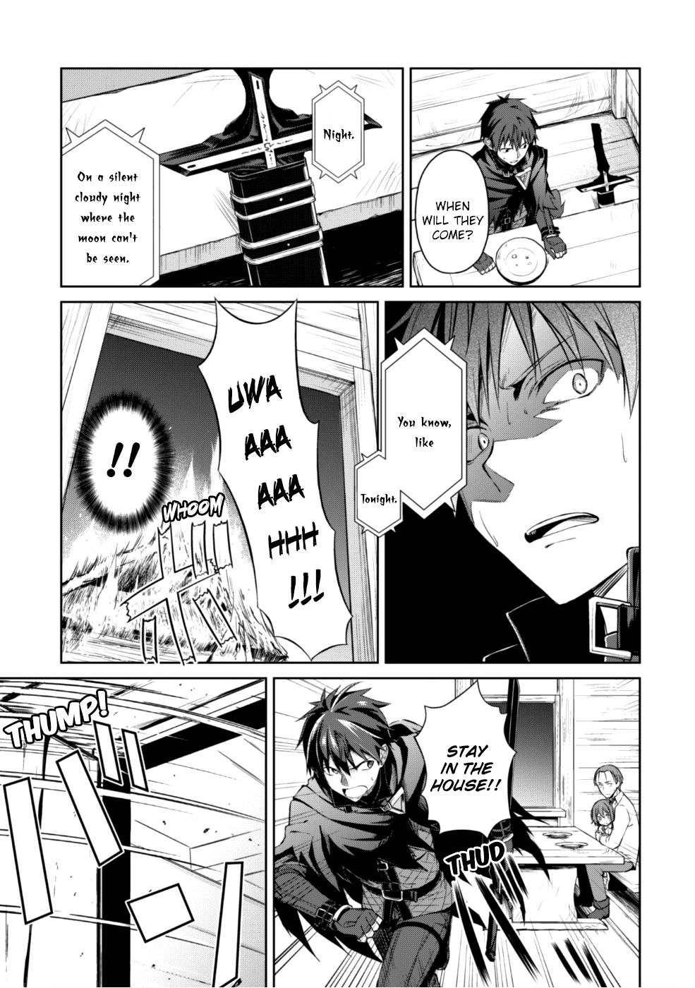 Halaman dari Boushoku no Berserk ~Ore dake Level to Iu Gainen wo Toppa suru~ Chapter 12