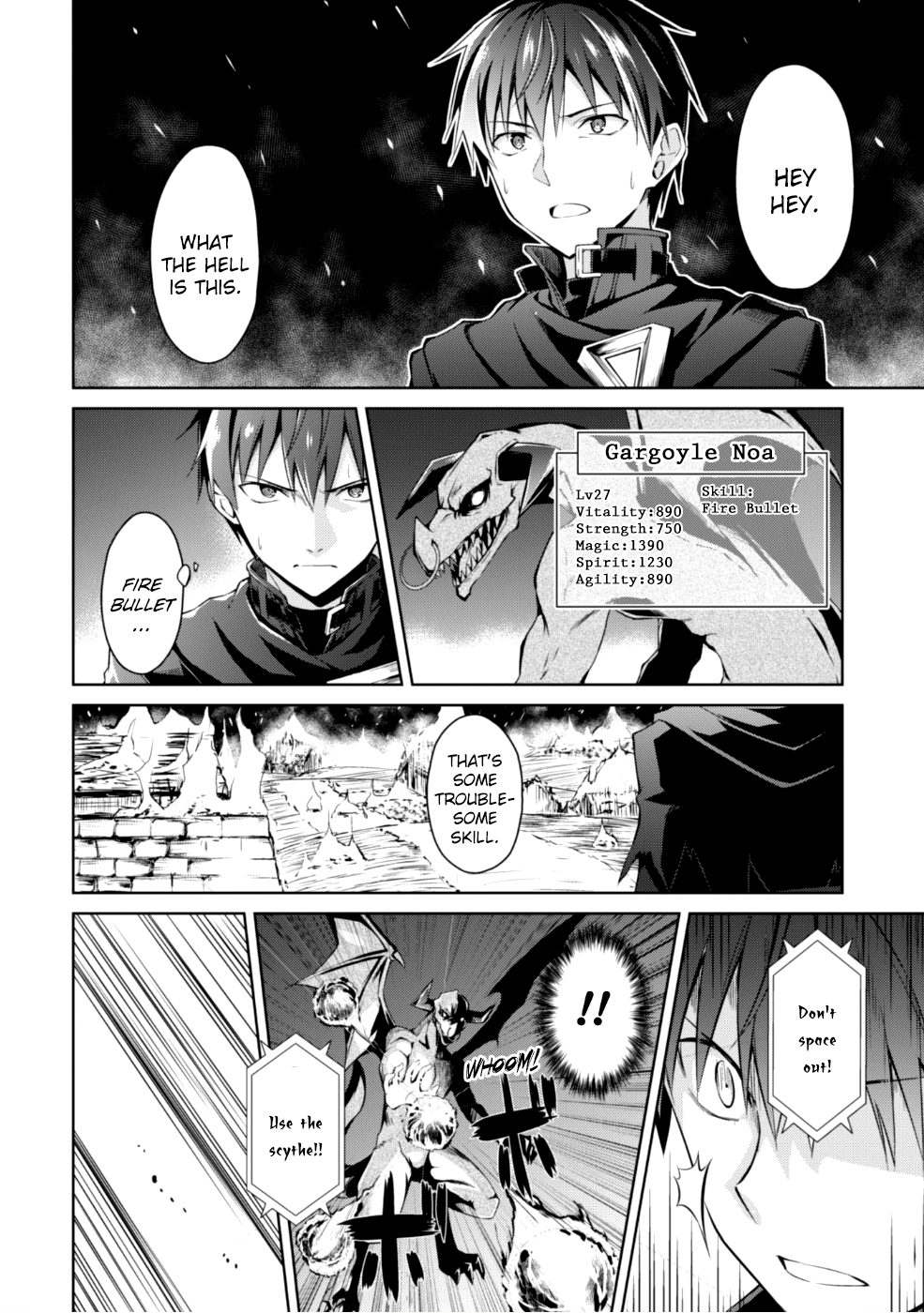 Halaman dari Boushoku no Berserk ~Ore dake Level to Iu Gainen wo Toppa suru~ Chapter 12