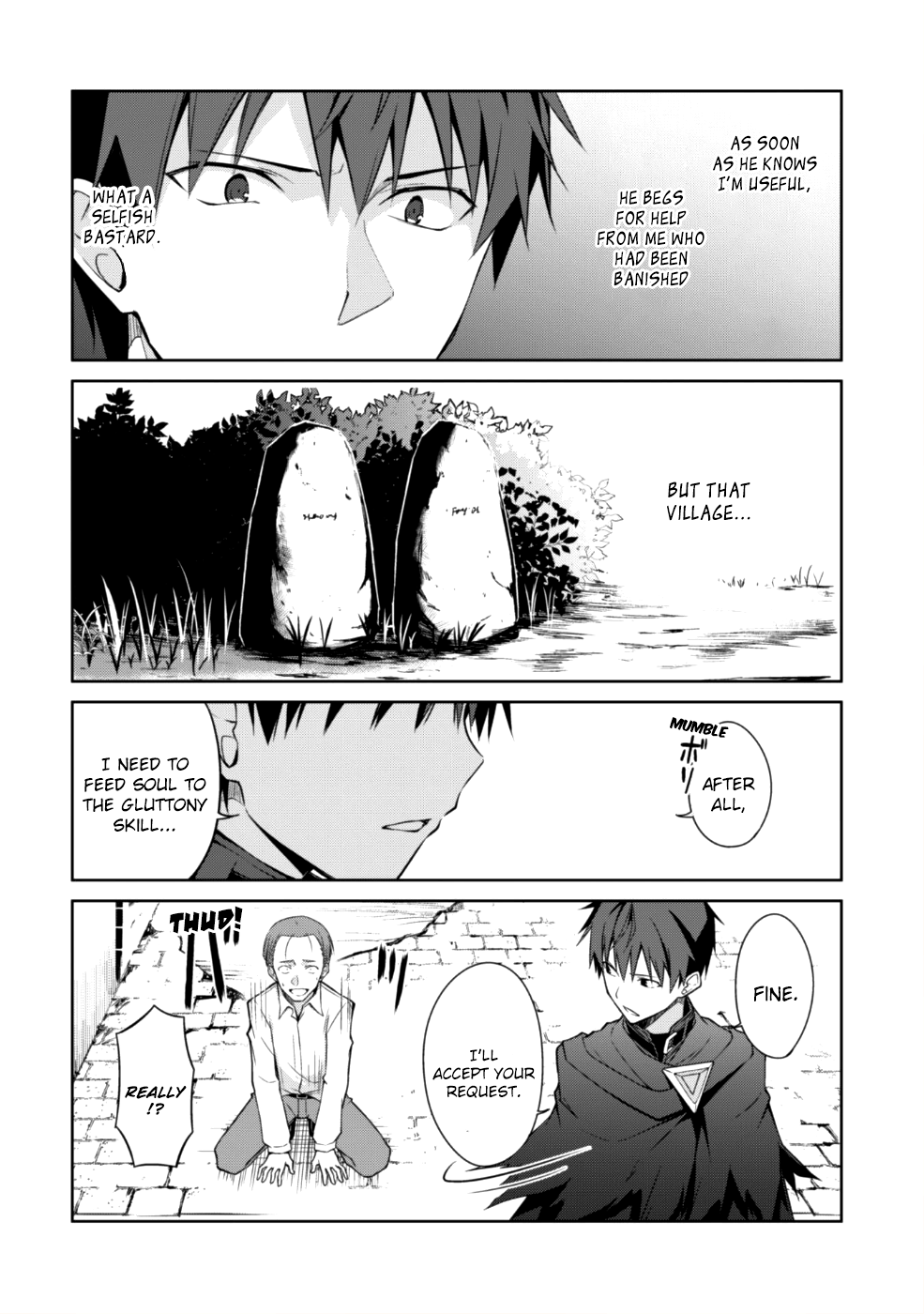 Halaman dari Boushoku no Berserk ~Ore dake Level to Iu Gainen wo Toppa suru~ Chapter 12