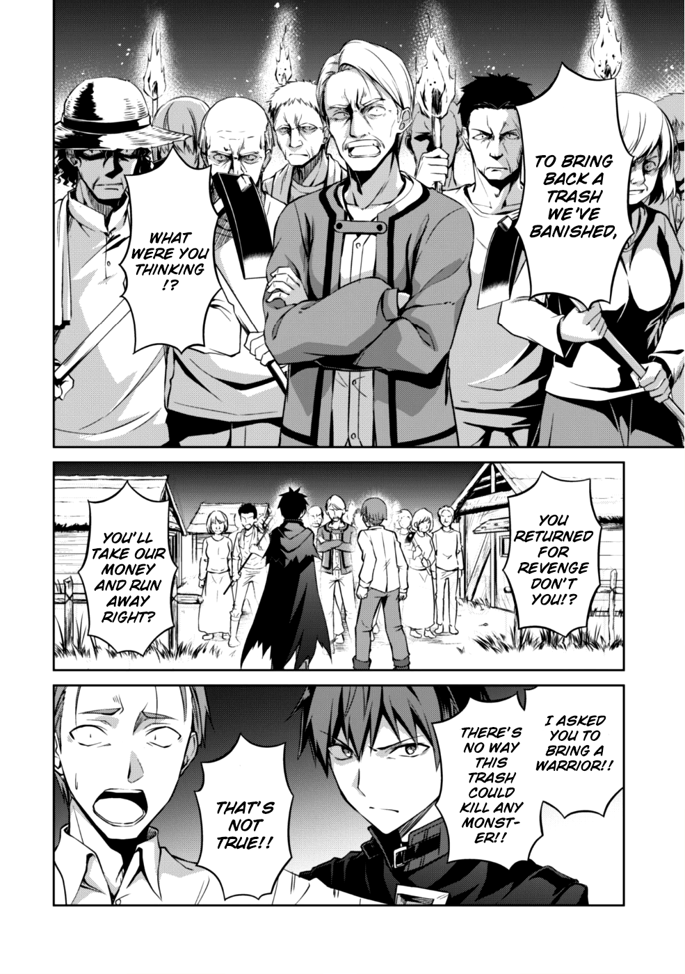 Halaman dari Boushoku no Berserk ~Ore dake Level to Iu Gainen wo Toppa suru~ Chapter 12