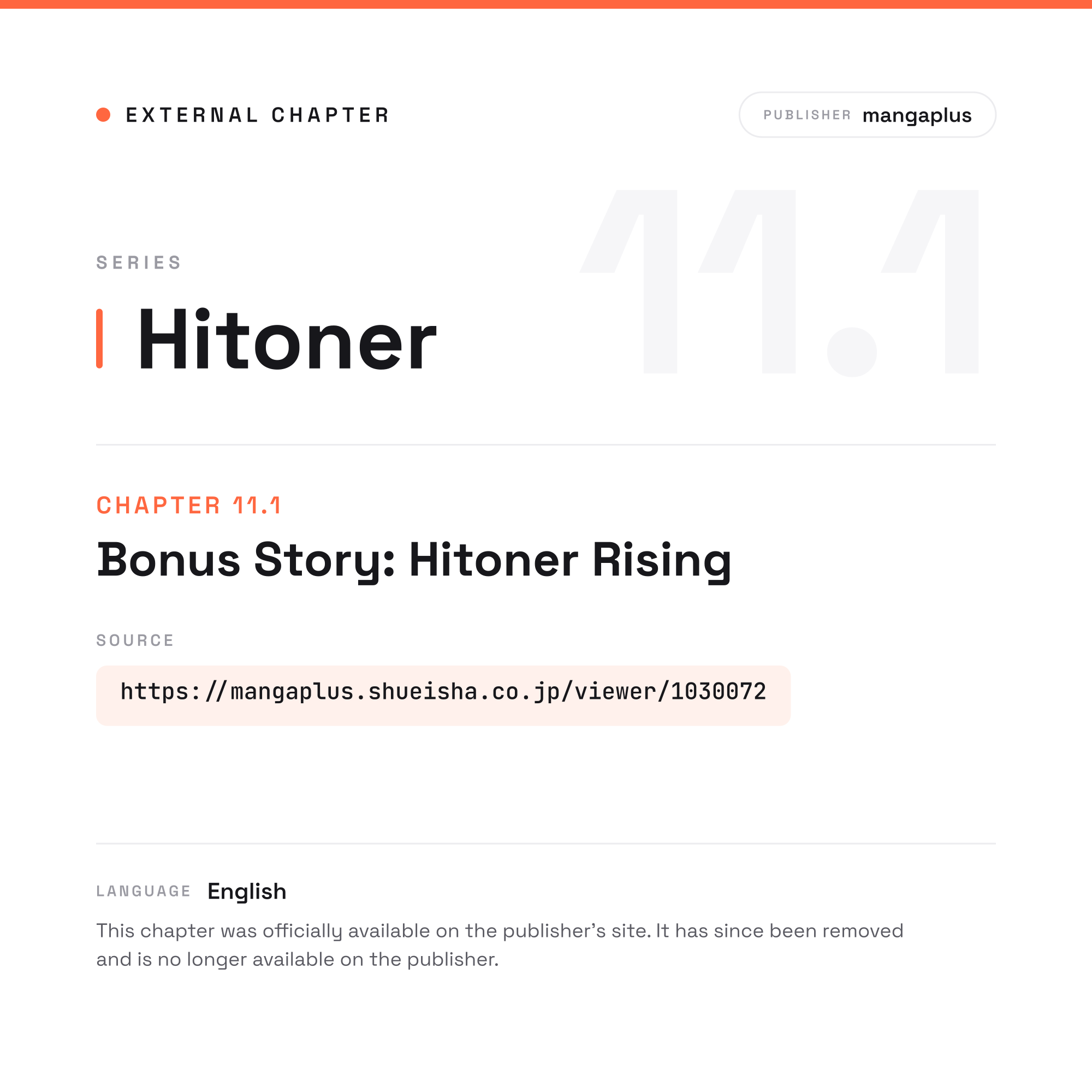 hitoner Chapter 11.5 Page 1