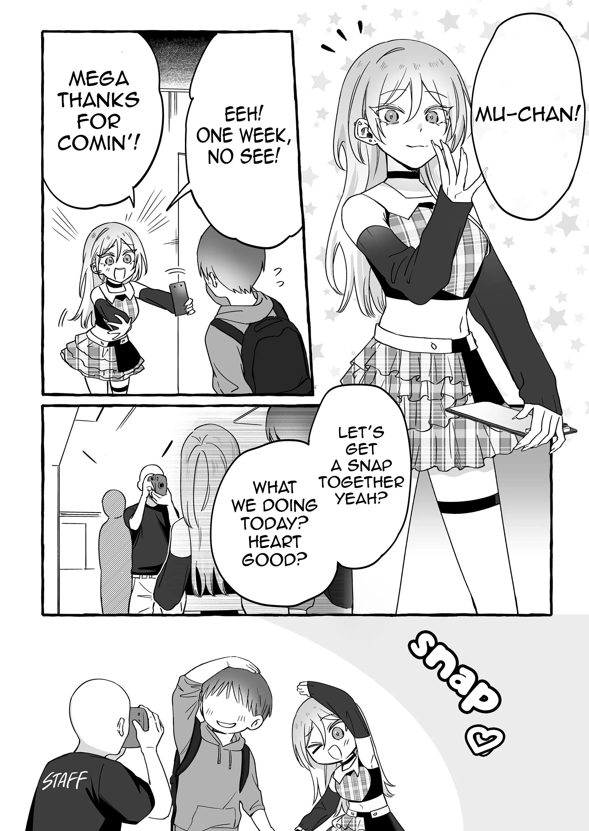 Halaman dari Damedol to Sekai ni Hitori Dake no Fan Chapter 14