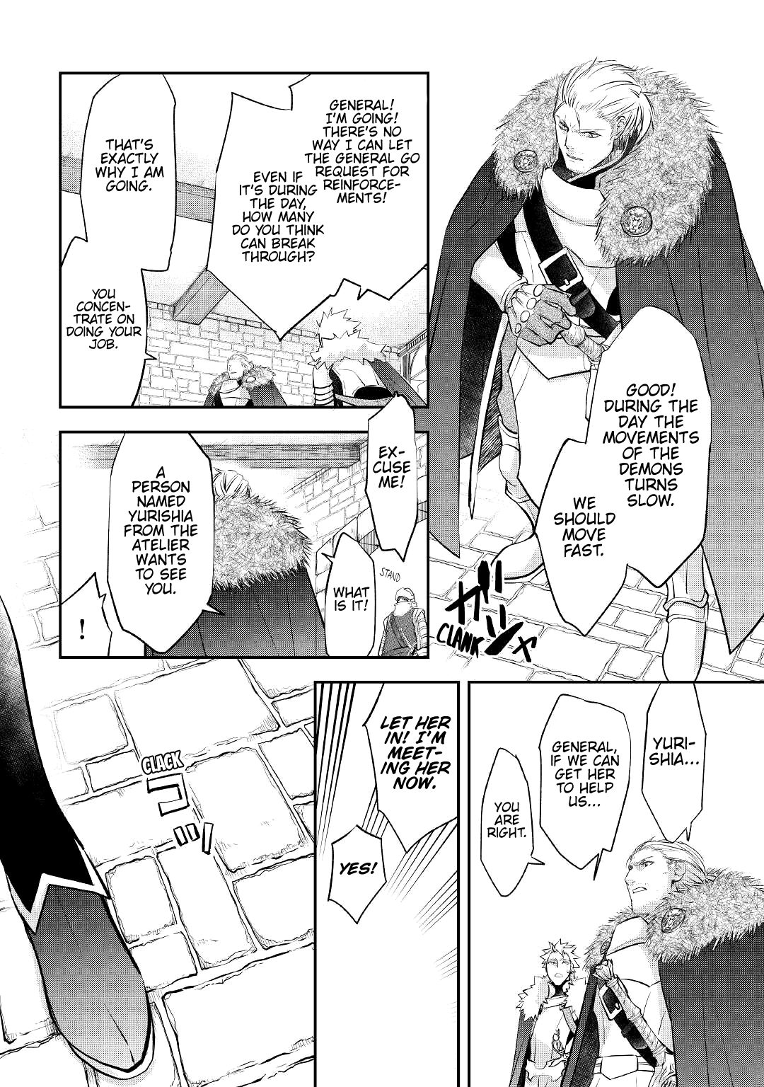 Halaman dari Kanchigai no Atelier Meister - Eiyuu Party no Moto Zatsuyougakari ga, Jitsu wa Sentou Igai ga SSS Rank Datta to Iu Yoku Aru Hanashi Chapter 20