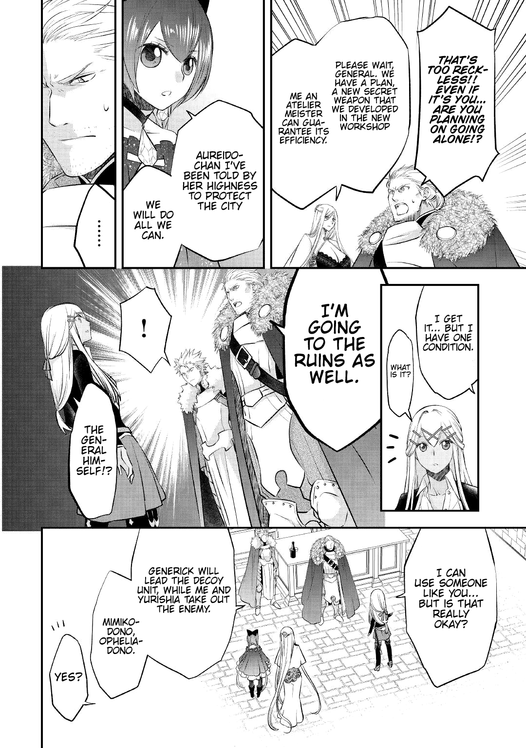 Halaman dari Kanchigai no Atelier Meister - Eiyuu Party no Moto Zatsuyougakari ga, Jitsu wa Sentou Igai ga SSS Rank Datta to Iu Yoku Aru Hanashi Chapter 20