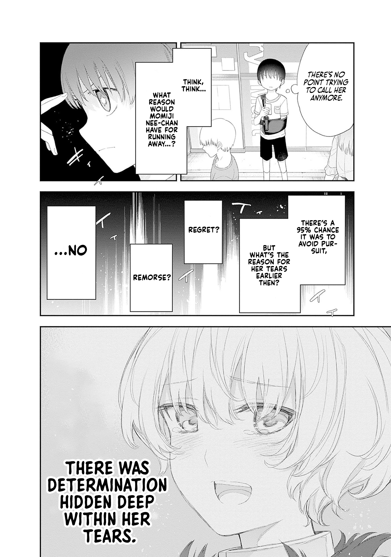 Halaman dari Shikisaki Shimai wa Abakaretai Chapter 43