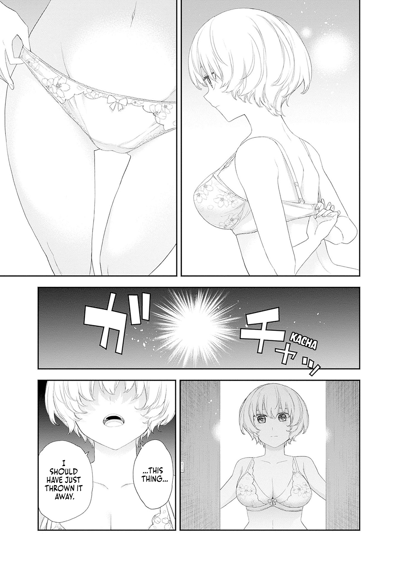 Halaman dari Shikisaki Shimai wa Abakaretai Chapter 43