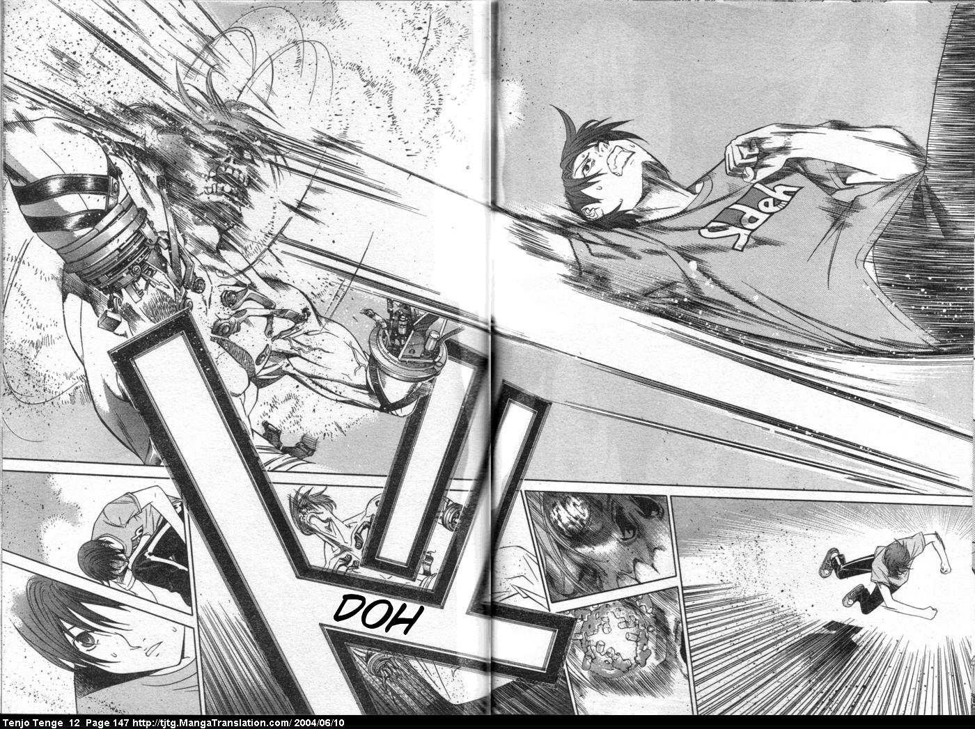 Halaman dari Tenjou Tenge Chapter 74