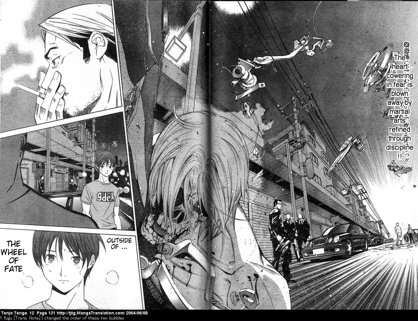 Halaman dari Tenjou Tenge Chapter 74