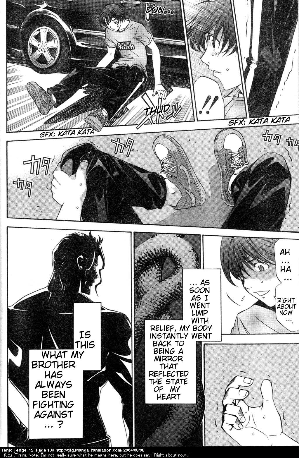 Halaman dari Tenjou Tenge Chapter 74