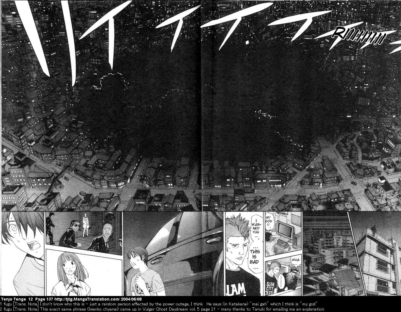 Halaman dari Tenjou Tenge Chapter 74