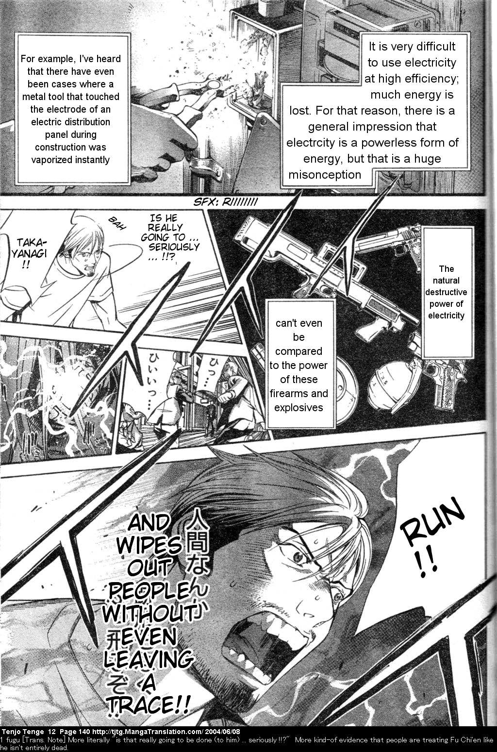 Halaman dari Tenjou Tenge Chapter 74