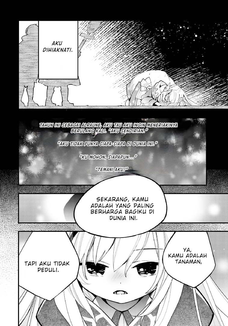 Shokubutsu Monster Musume Nikki: Seijo Datta Watashi ga Uragirareta Hate ni Alraune ni Tensei shiteshimatta node, Korekara wa Kougousei wo Shinagara Shizuka ni Shokubutsu Life wo Sugoshimasu Chapter 15 - halaman 21