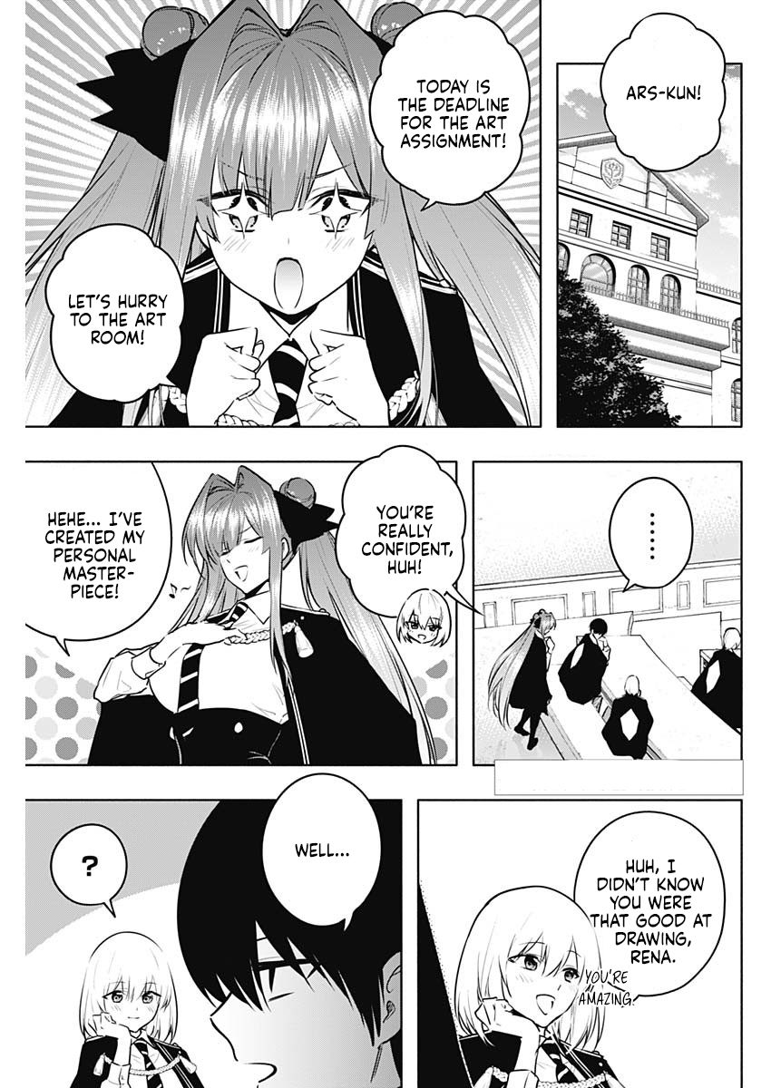 Halaman dari Ouritsu Mahou Gakuen no Saikasei ~Hinkongai Agari no Saikyou Mahoushi, Kizoku Darake no Gakuen de Musou Suru~ Chapter 133