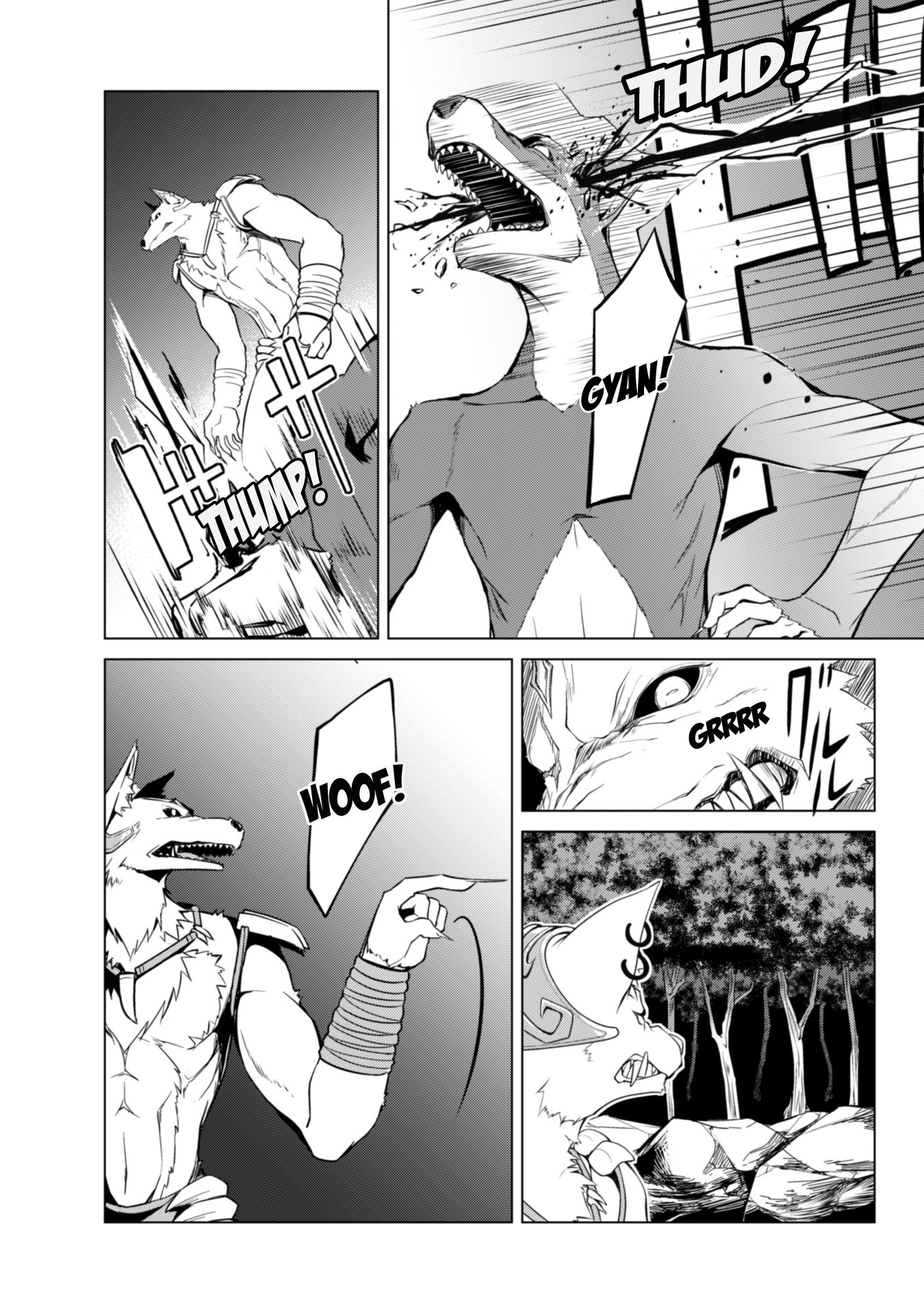 Halaman dari Boushoku no Berserk ~Ore dake Level to Iu Gainen wo Toppa suru~ Chapter 9