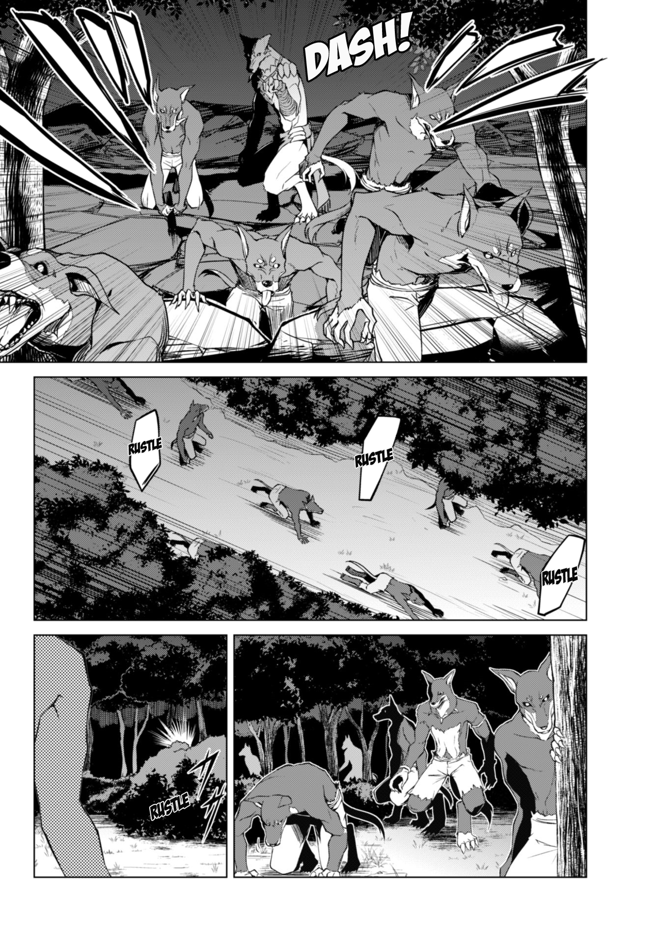 Halaman dari Boushoku no Berserk ~Ore dake Level to Iu Gainen wo Toppa suru~ Chapter 9