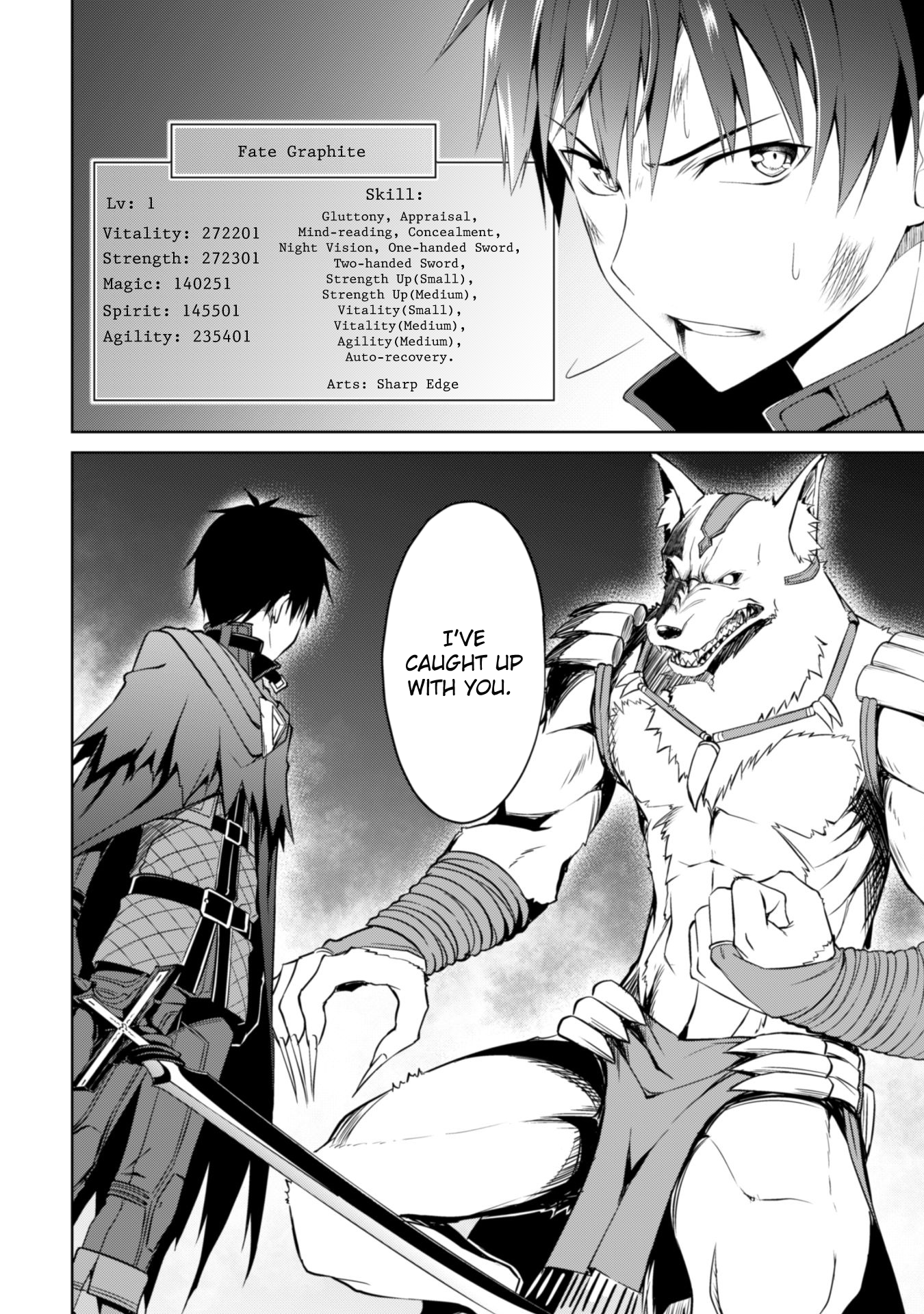 Halaman dari Boushoku no Berserk ~Ore dake Level to Iu Gainen wo Toppa suru~ Chapter 9