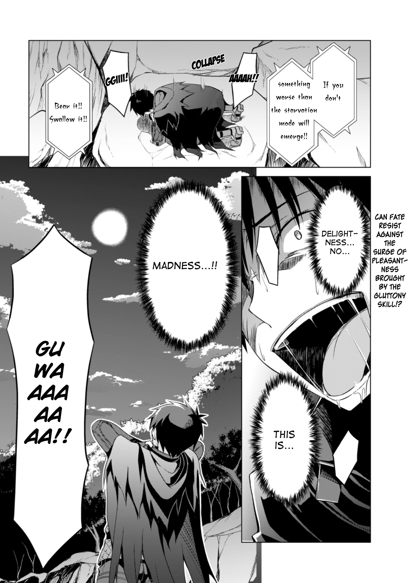 Halaman dari Boushoku no Berserk ~Ore dake Level to Iu Gainen wo Toppa suru~ Chapter 9