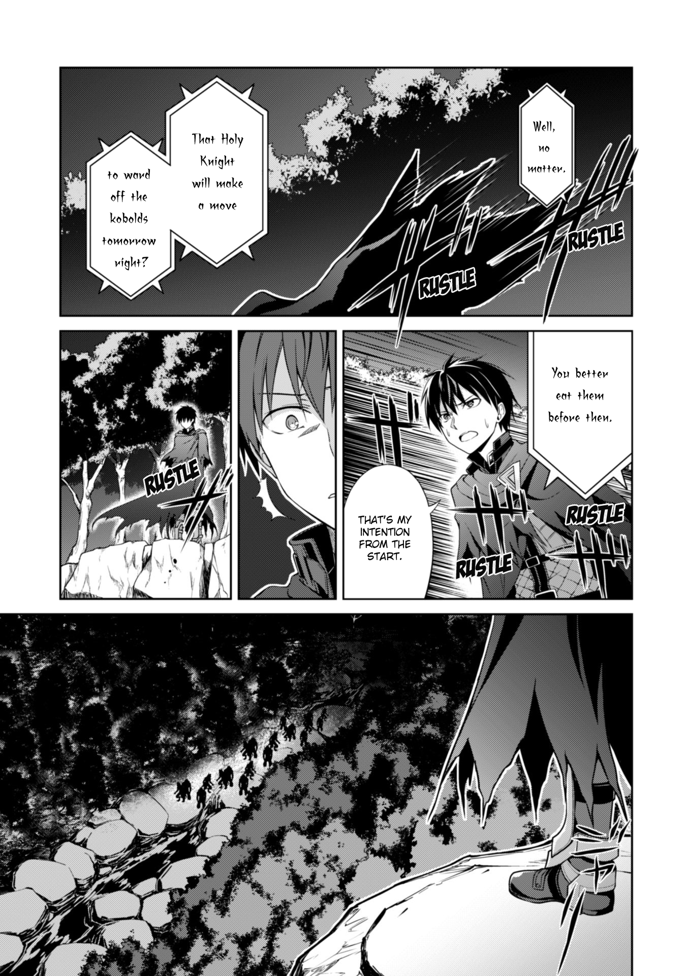 Halaman dari Boushoku no Berserk ~Ore dake Level to Iu Gainen wo Toppa suru~ Chapter 9