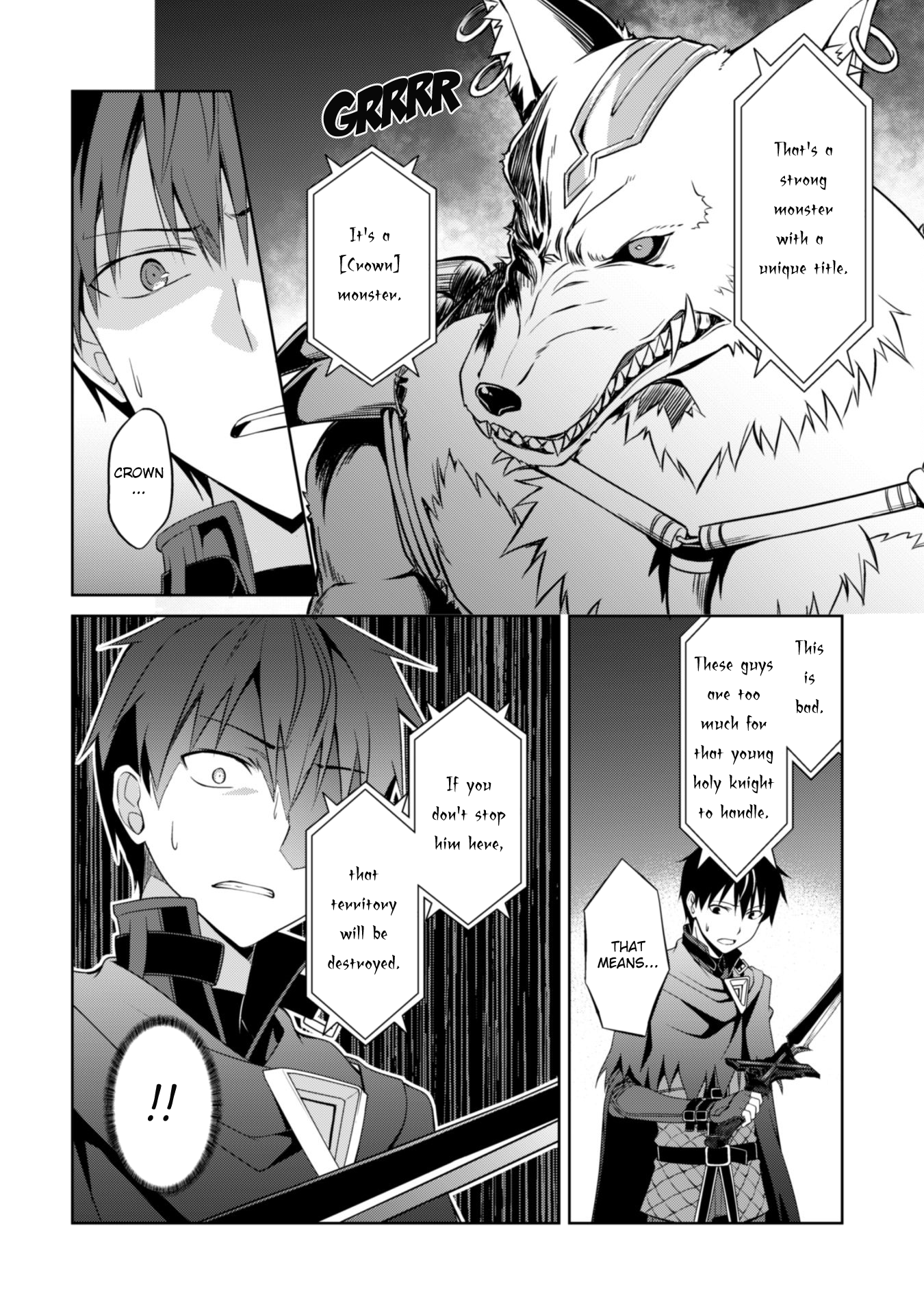 Halaman dari Boushoku no Berserk ~Ore dake Level to Iu Gainen wo Toppa suru~ Chapter 9