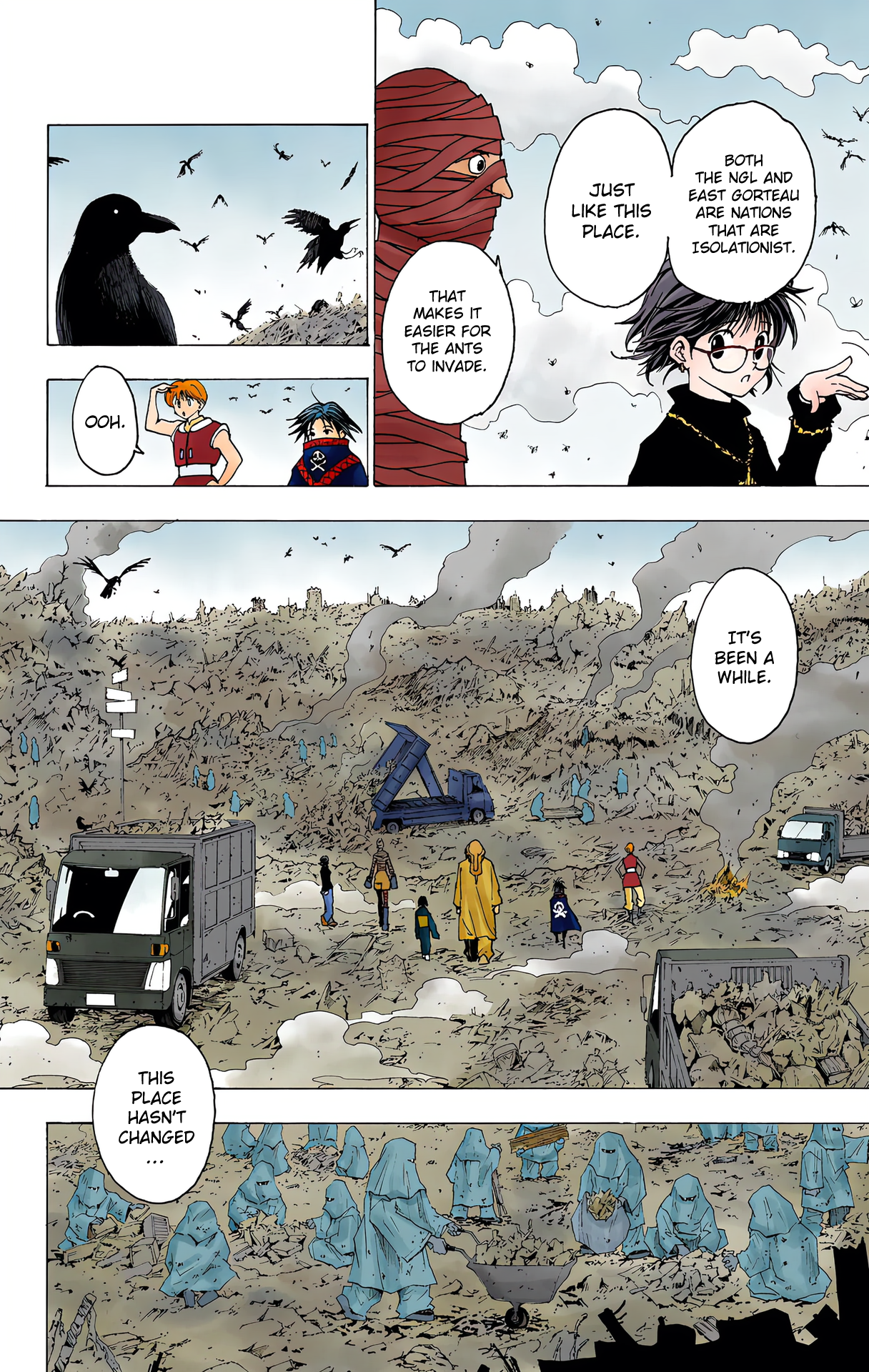 Halaman dari Hunter x Hunter (Official Colored) Chapter 224