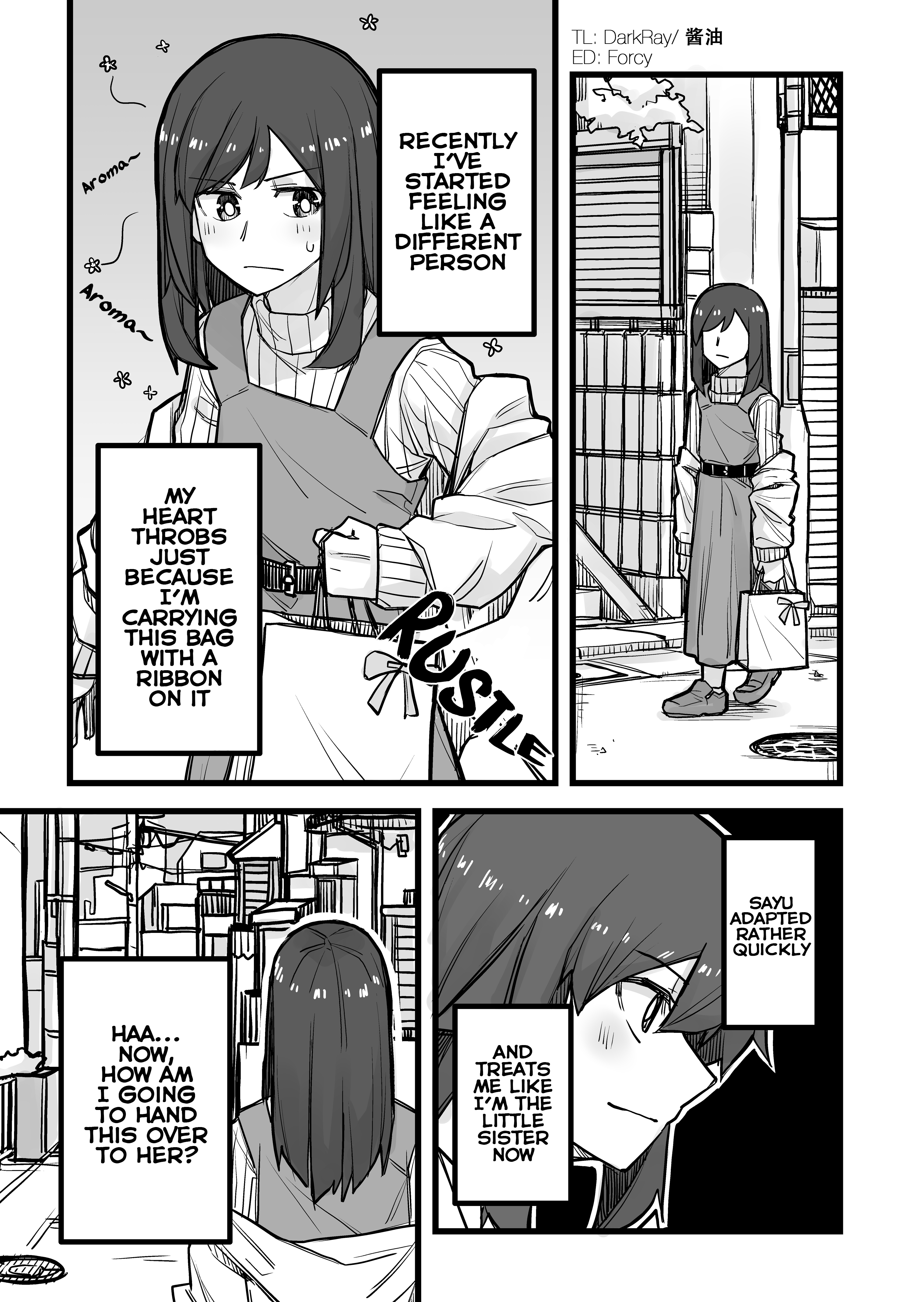 Halaman dari Ikemen Joshi to Josou Danshi Chapter 30
