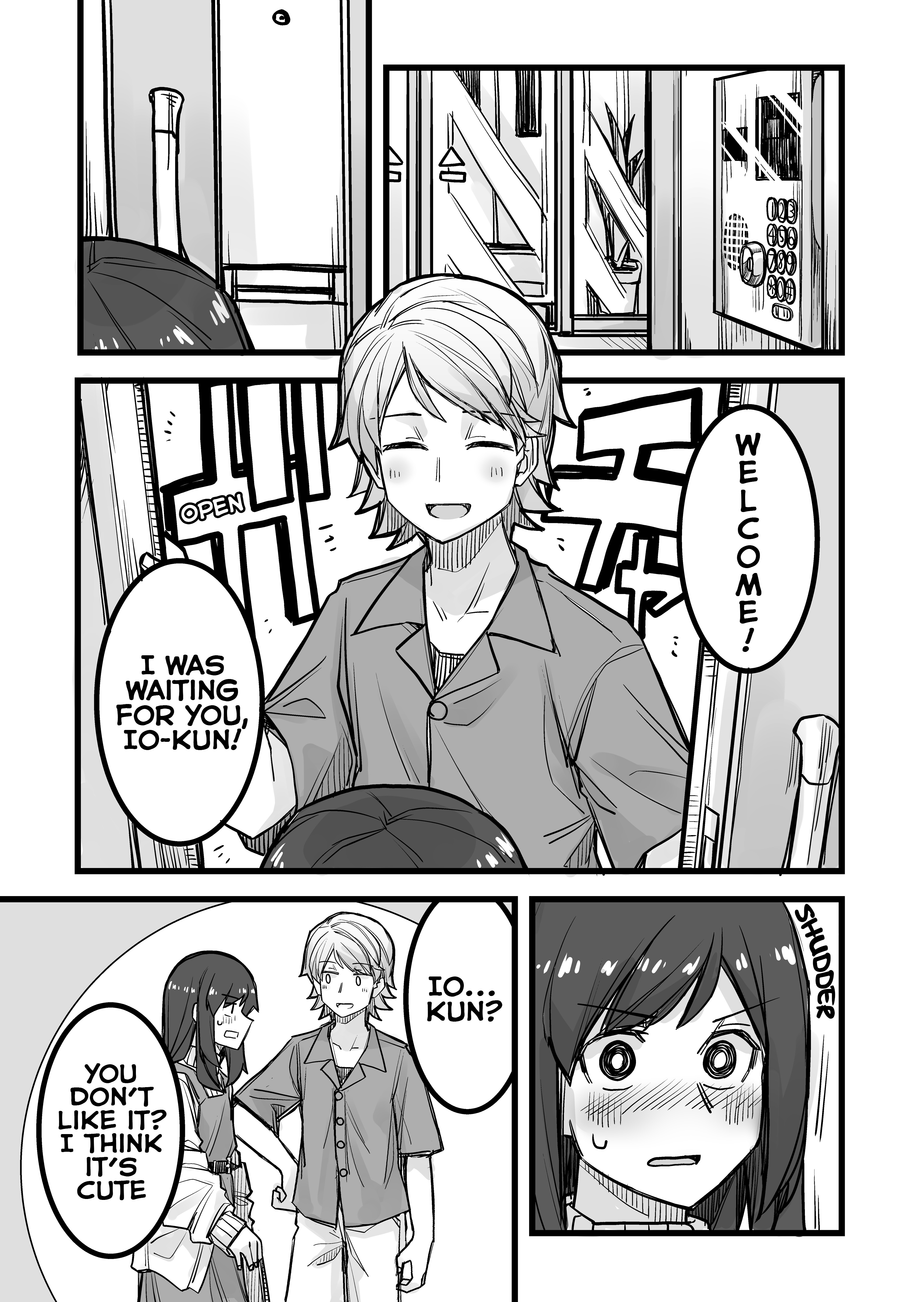 Halaman dari Ikemen Joshi to Josou Danshi Chapter 30