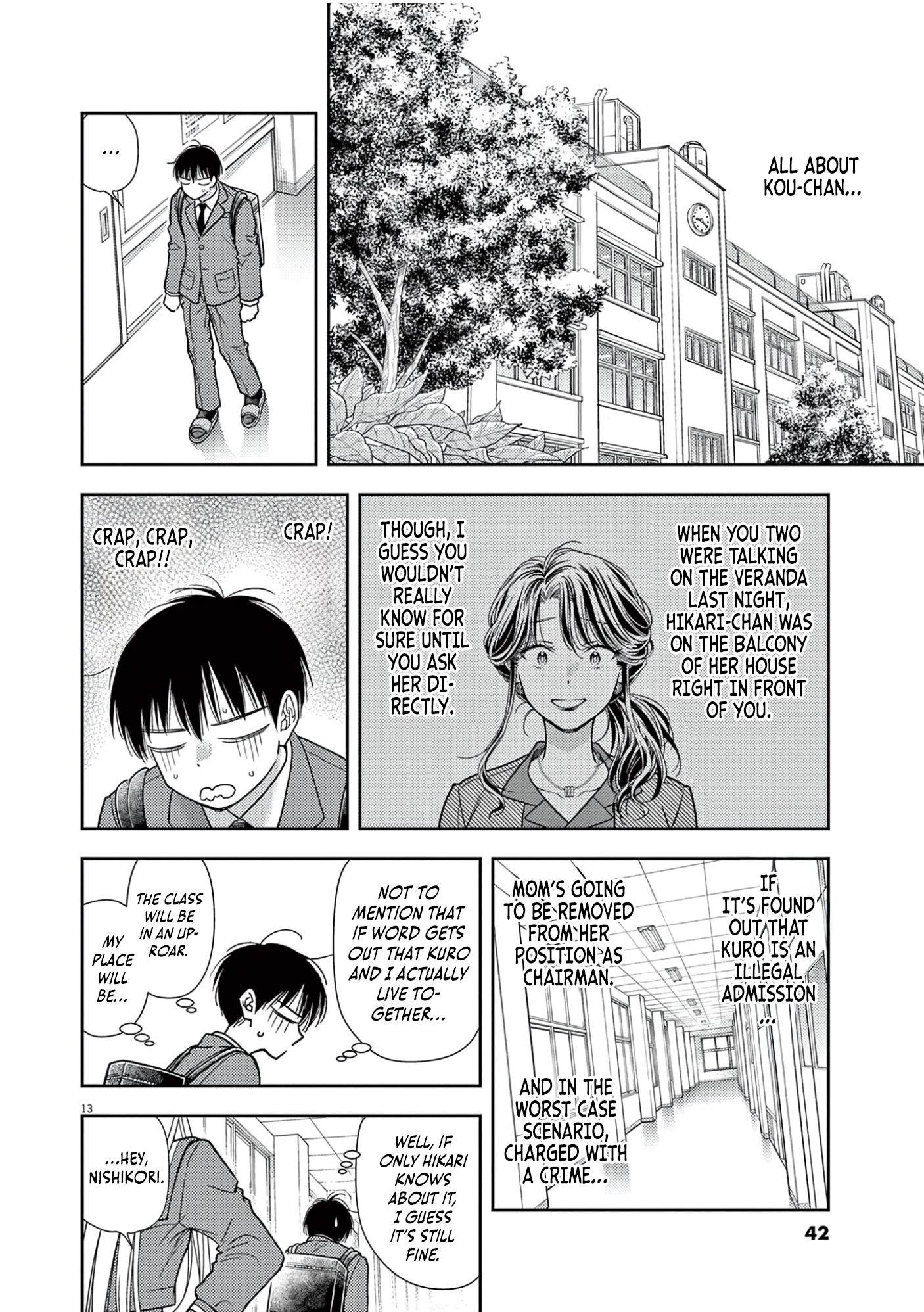 Halaman dari 7-dai Tatarimasu node Hayaku Kekkon Shitekudasai! Chapter 8