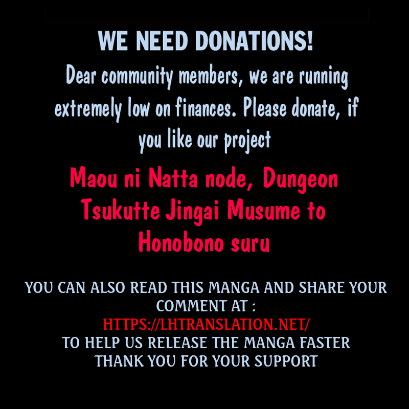 Halaman dari Maou ni Natta node, Dungeon Tsukutte Jingai Musume to Honobono Suru Chapter 37