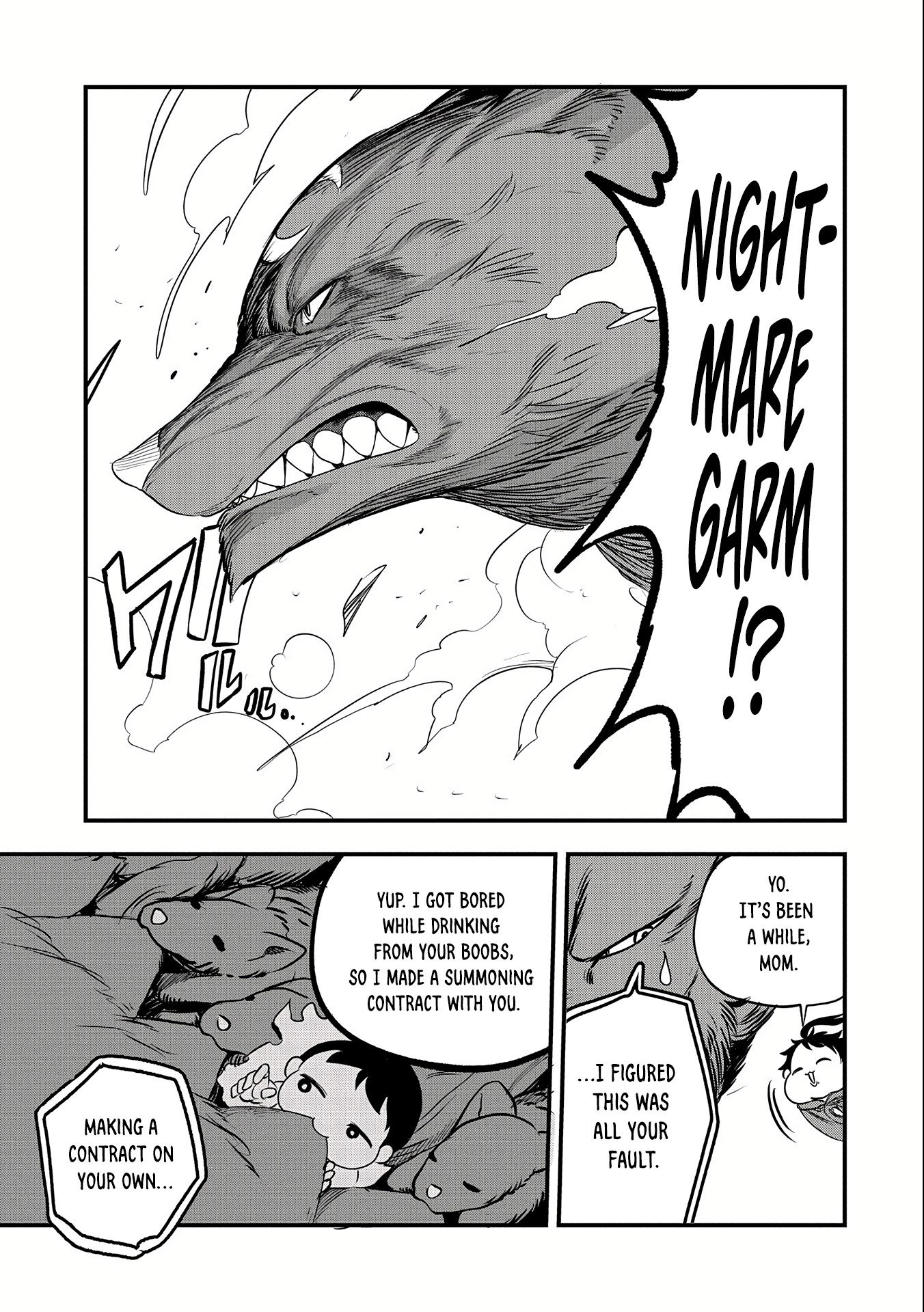 Halaman dari Umareta Chokugo ni Suterareta kedo, Zensei ga Taikensha datta node Yoyuu de Ikitemasu ~Saikyou Akachan Daibousou~ Chapter 17