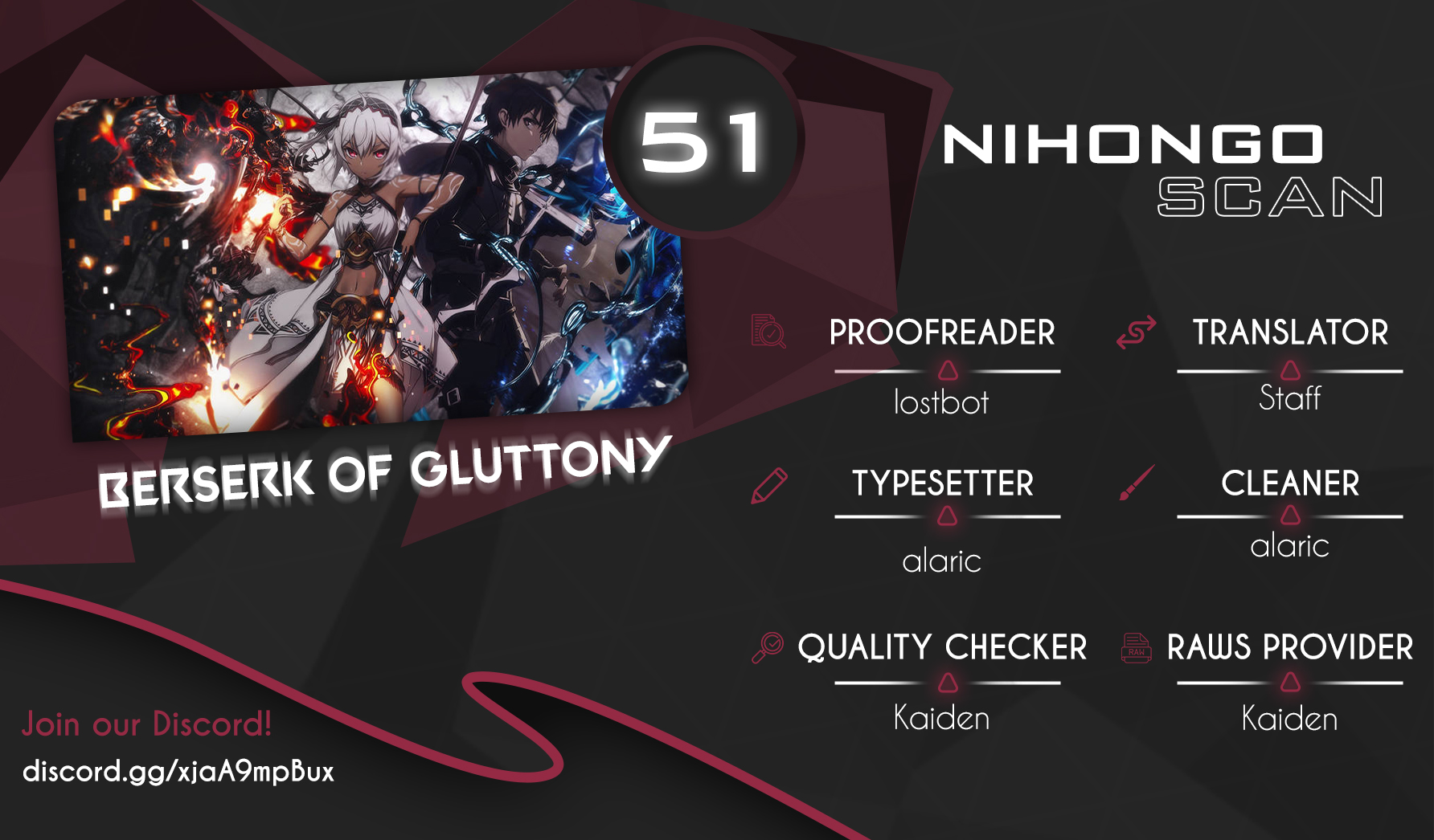 Halaman dari Boushoku no Berserk ~Ore dake Level to Iu Gainen wo Toppa suru~ Chapter 51