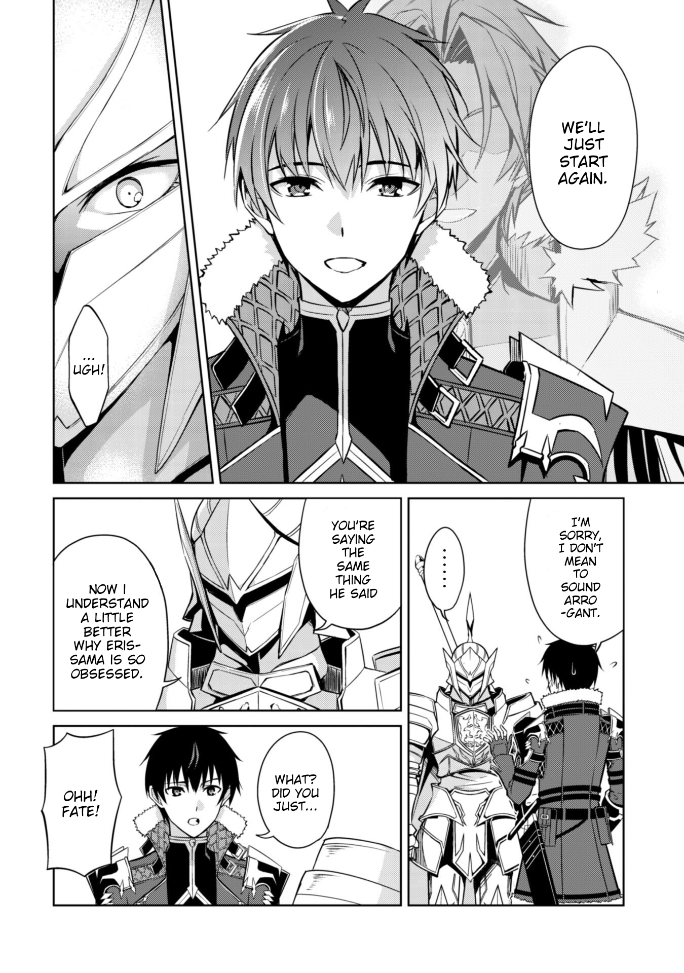 Halaman dari Boushoku no Berserk ~Ore dake Level to Iu Gainen wo Toppa suru~ Chapter 51