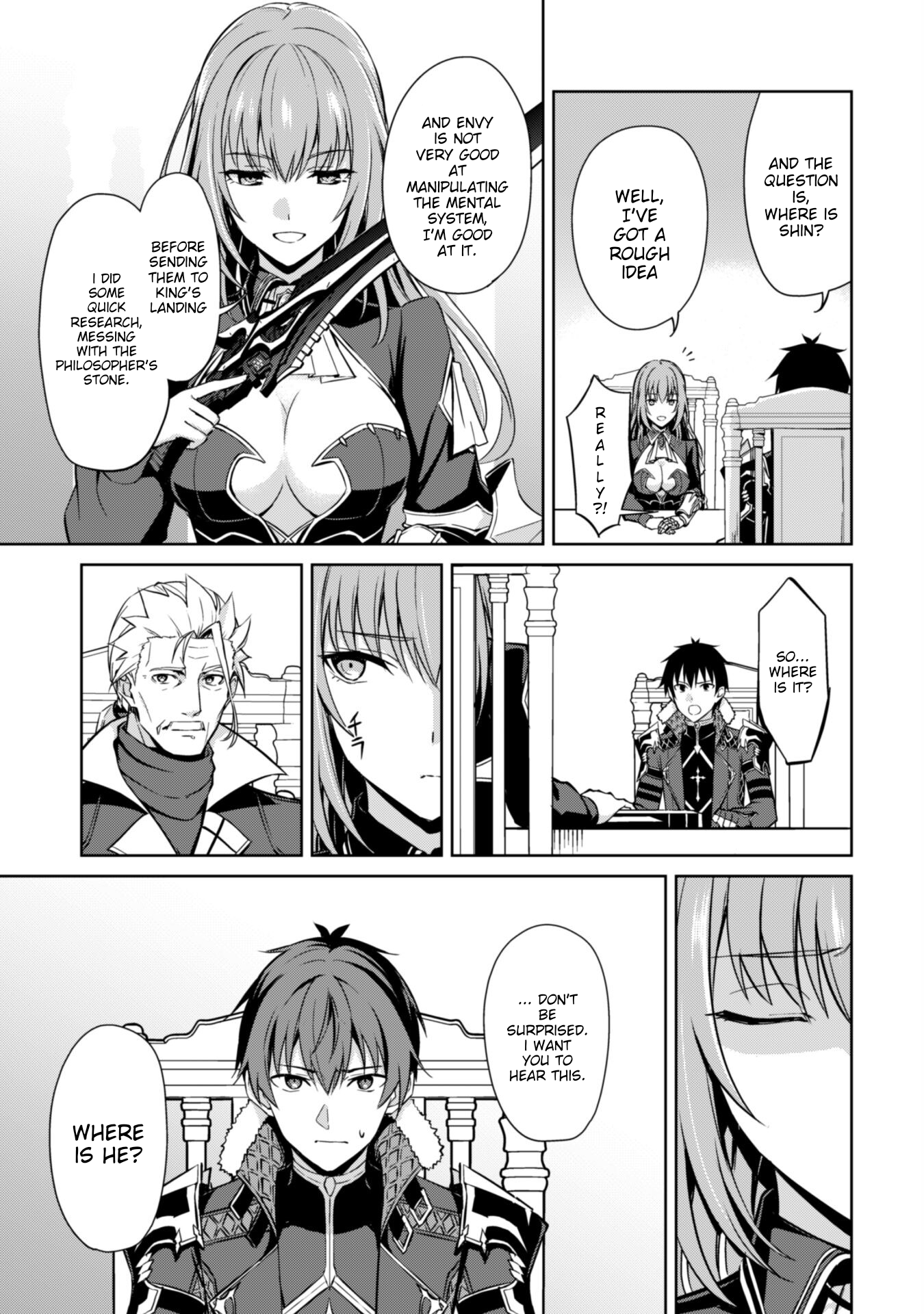 Halaman dari Boushoku no Berserk ~Ore dake Level to Iu Gainen wo Toppa suru~ Chapter 51