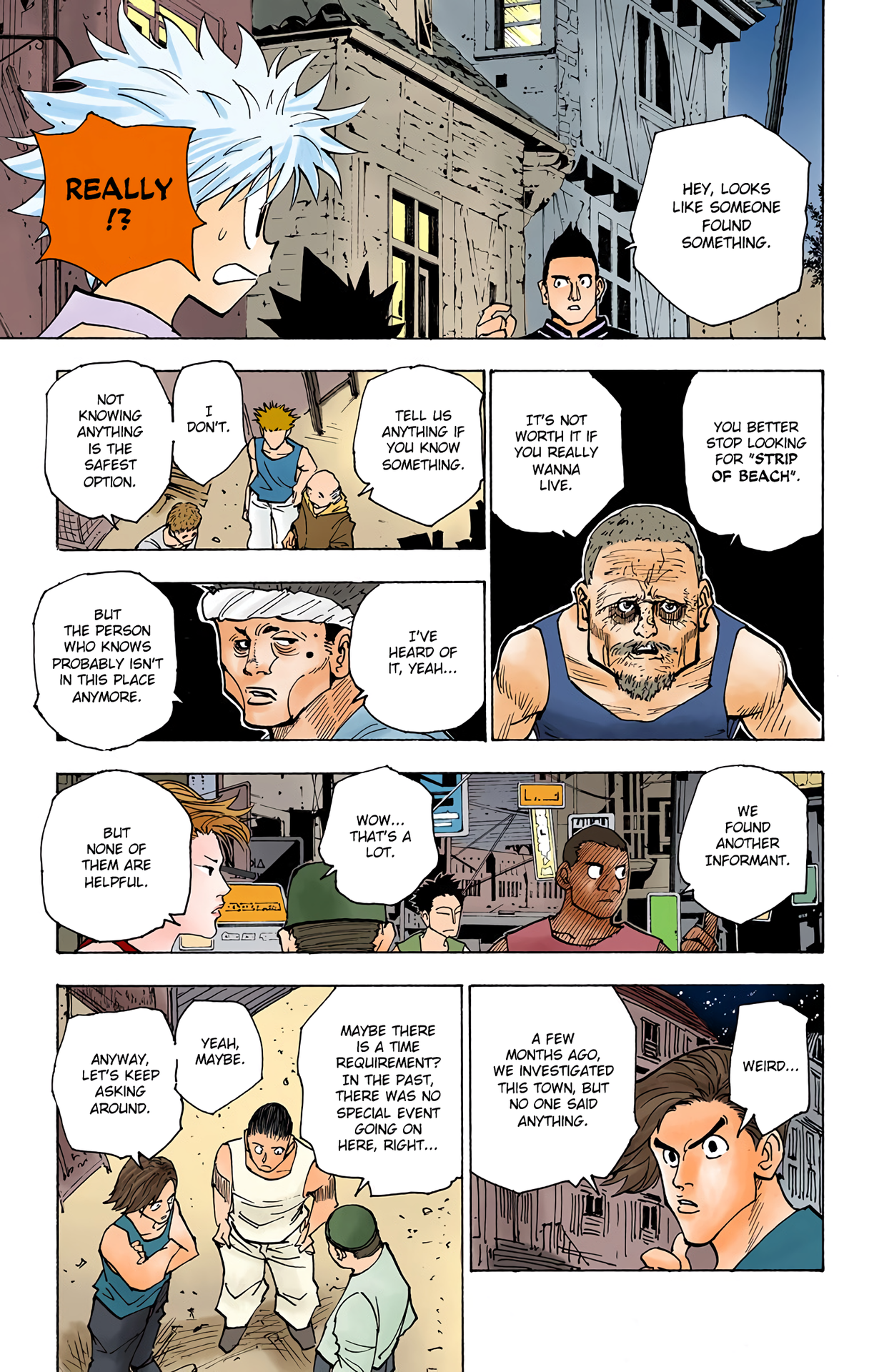 Halaman dari HUNTER x HUNTER (Official Colored) Chapter 155