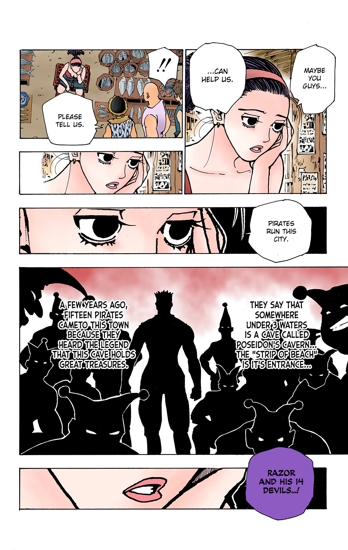 Halaman dari HUNTER x HUNTER (Official Colored) Chapter 155